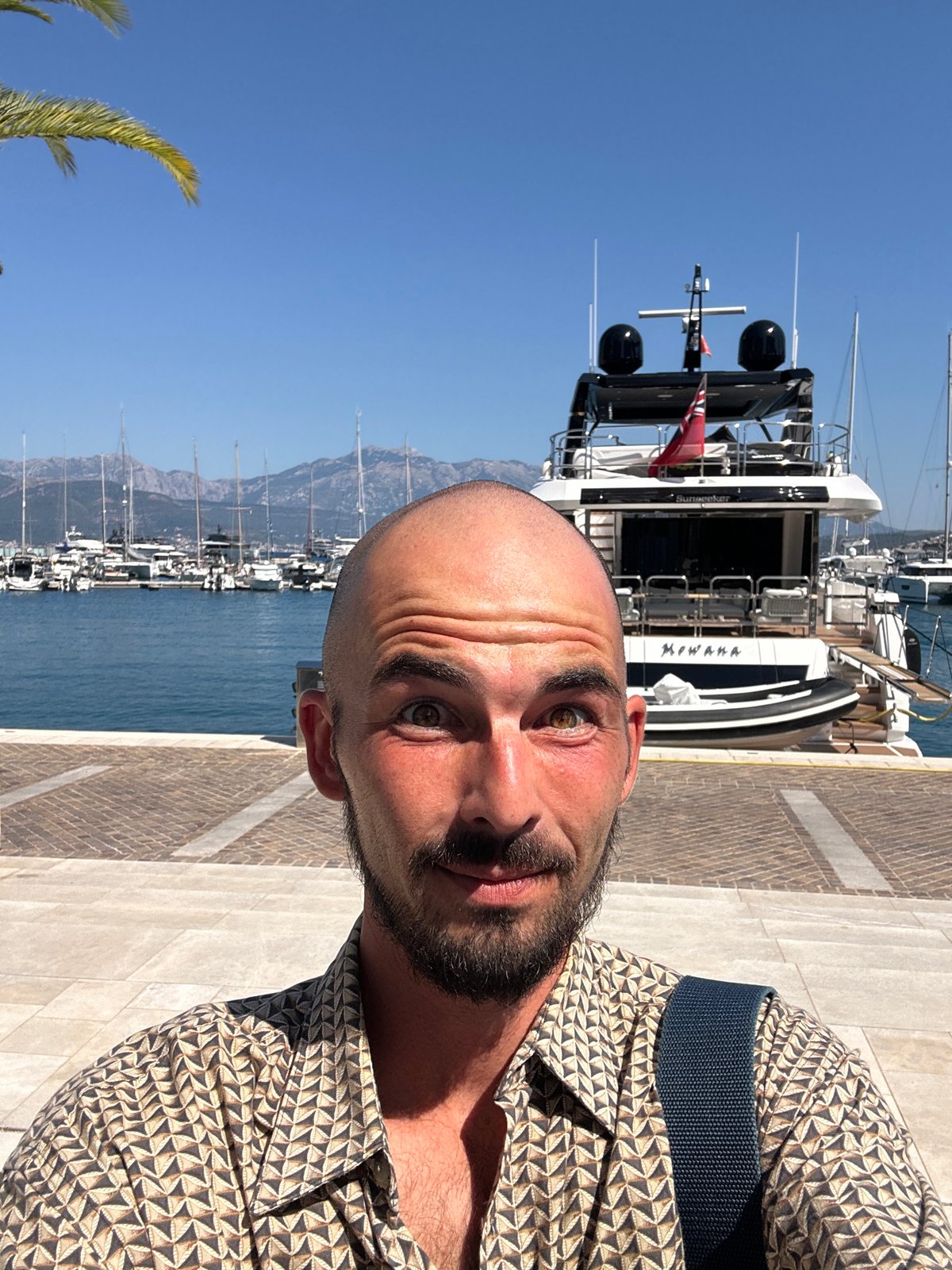 Sunny afternoon at Portonovi marina, Herceg Novi and Kumbor