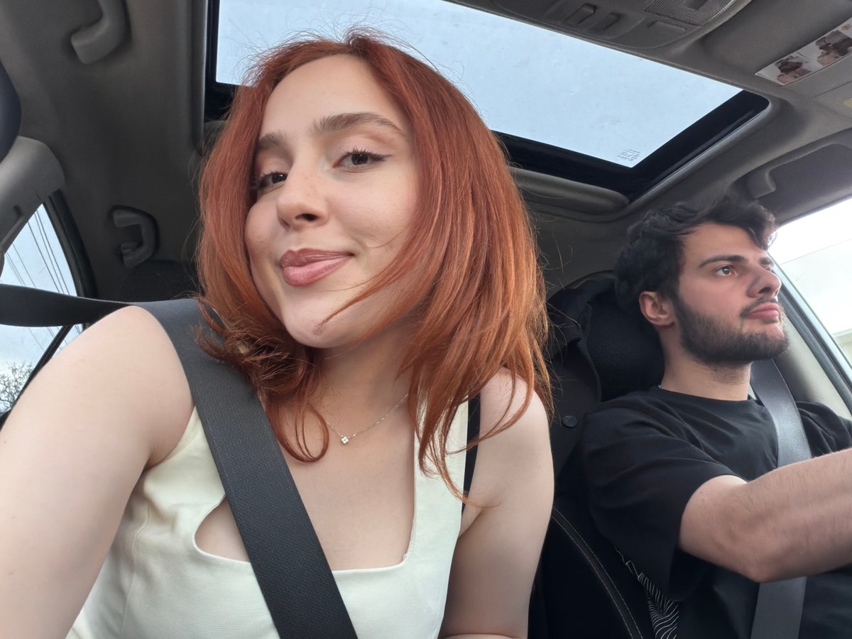 Driver documents rainy afternoon journey through rural Georgia