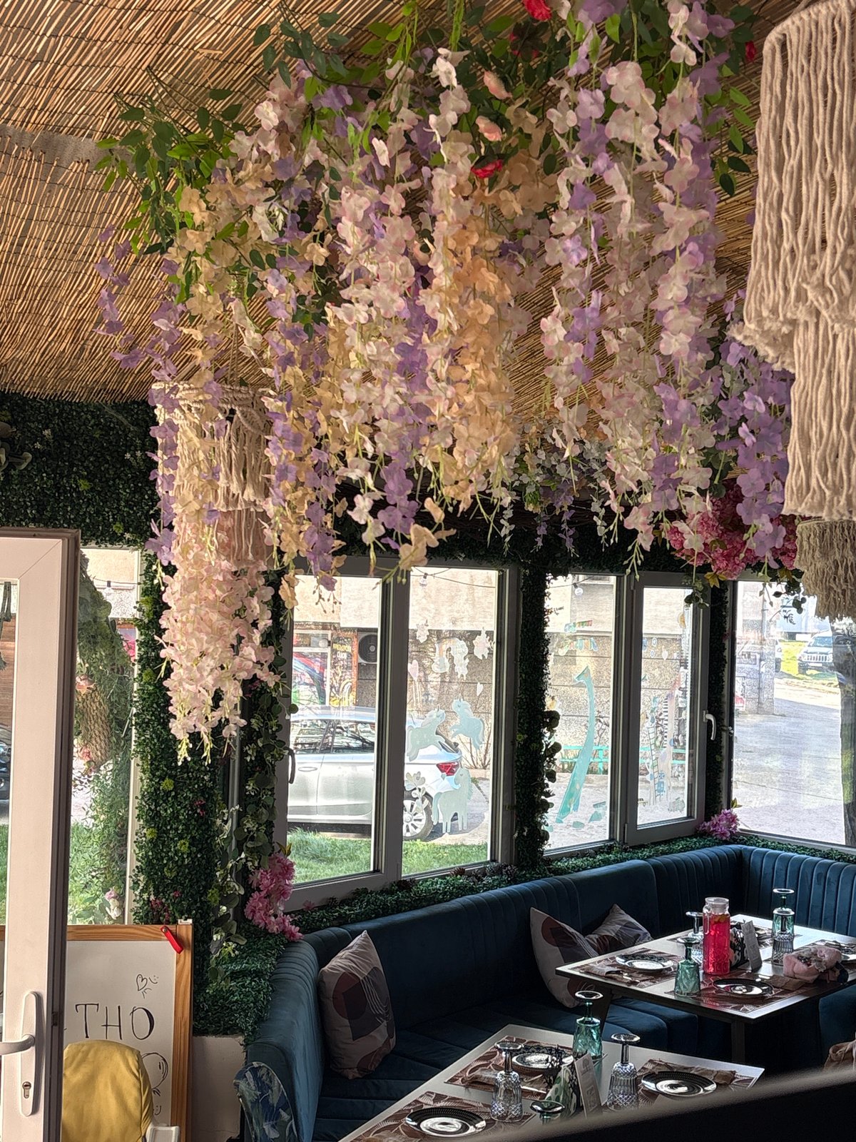 Restaurant interior documented in Pancharevo, Bulgaria