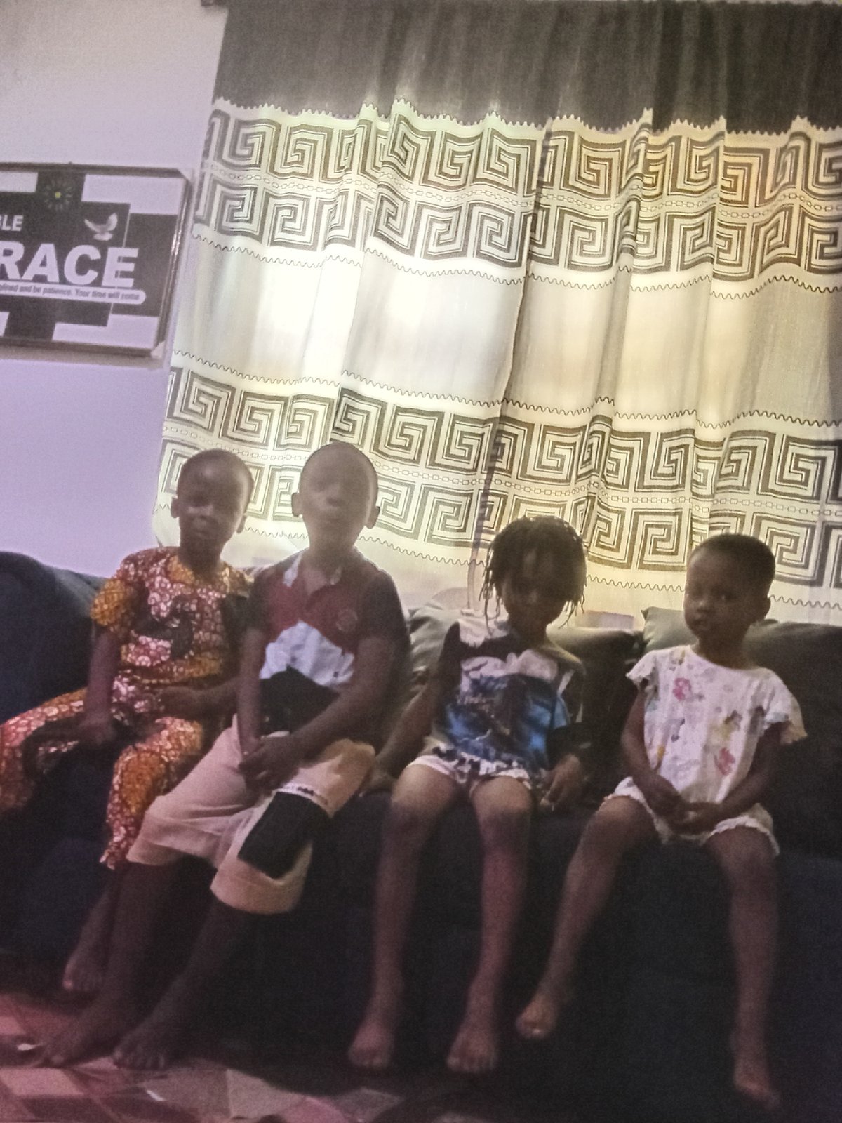 Indoor family portraits and household scenes documented in Shagamu