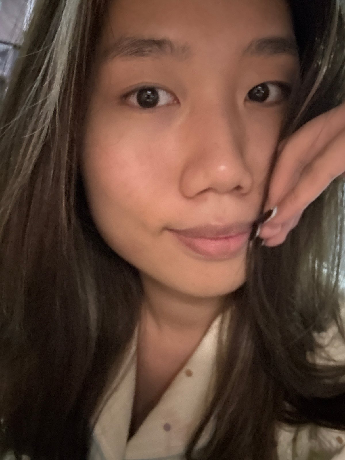 Woman photographed in close-up portrait in Nan'an District