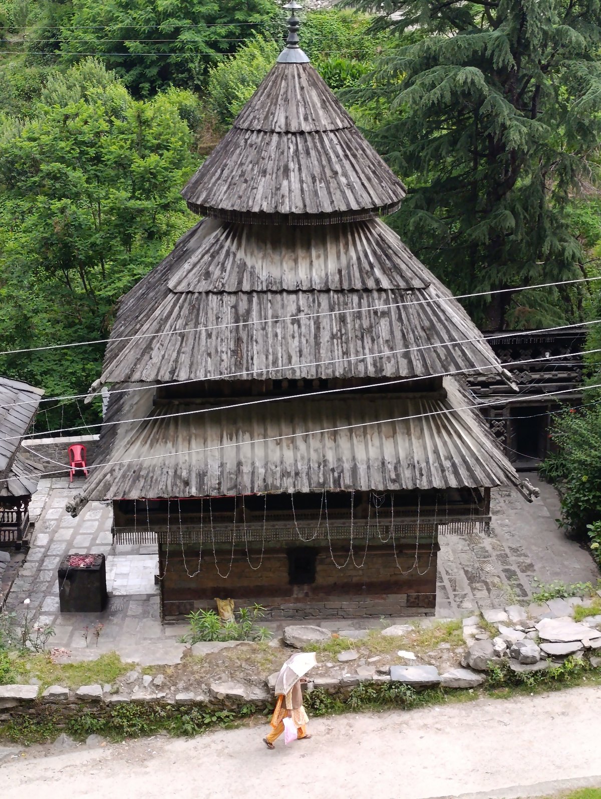 Mountain village scenes captured in Naggar, India