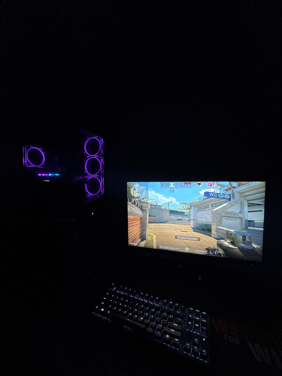 Evening gaming session captured in Plovdiv, Bulgaria