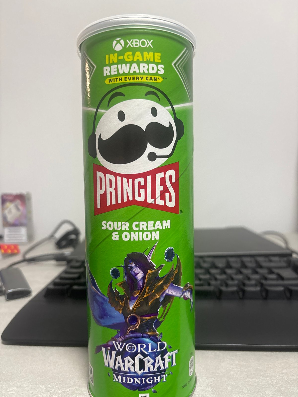 Gaming-branded Pringles container spotted in Plovdiv, Bulgaria