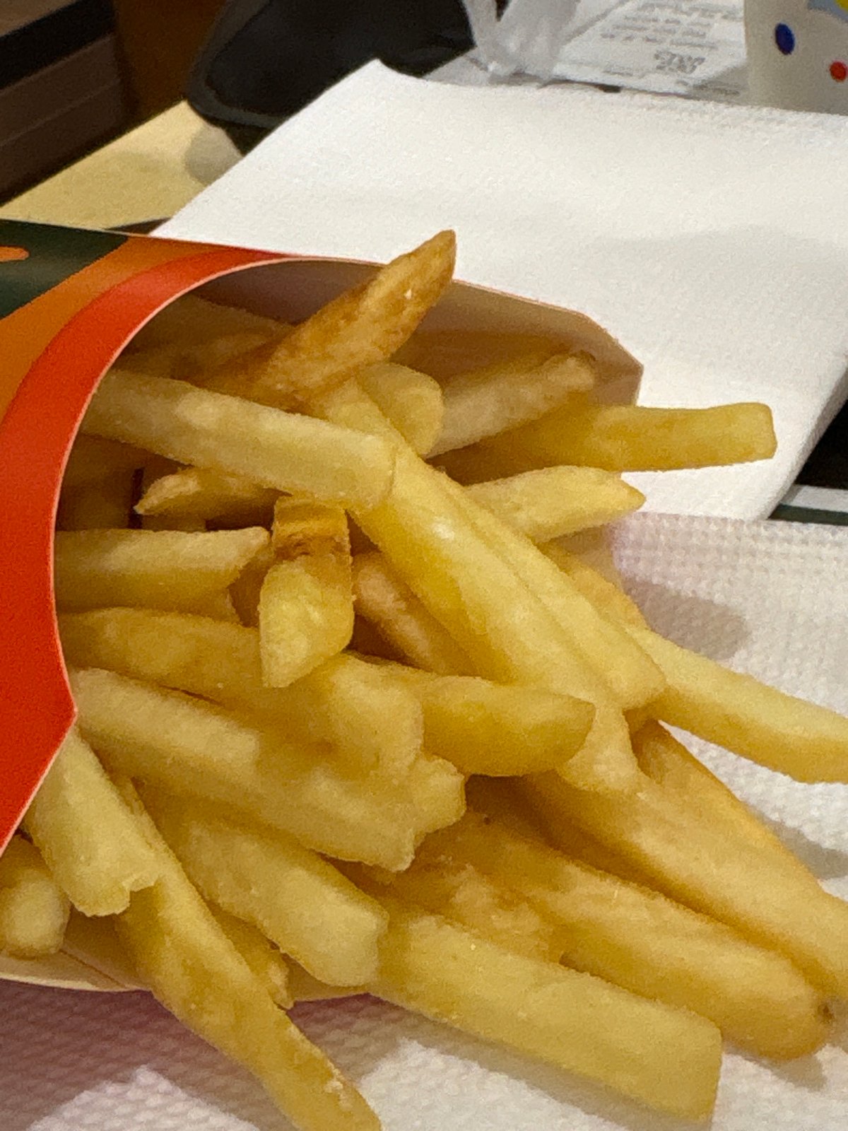 Casual fast-food outing documented in Saint Petersburg shopping district