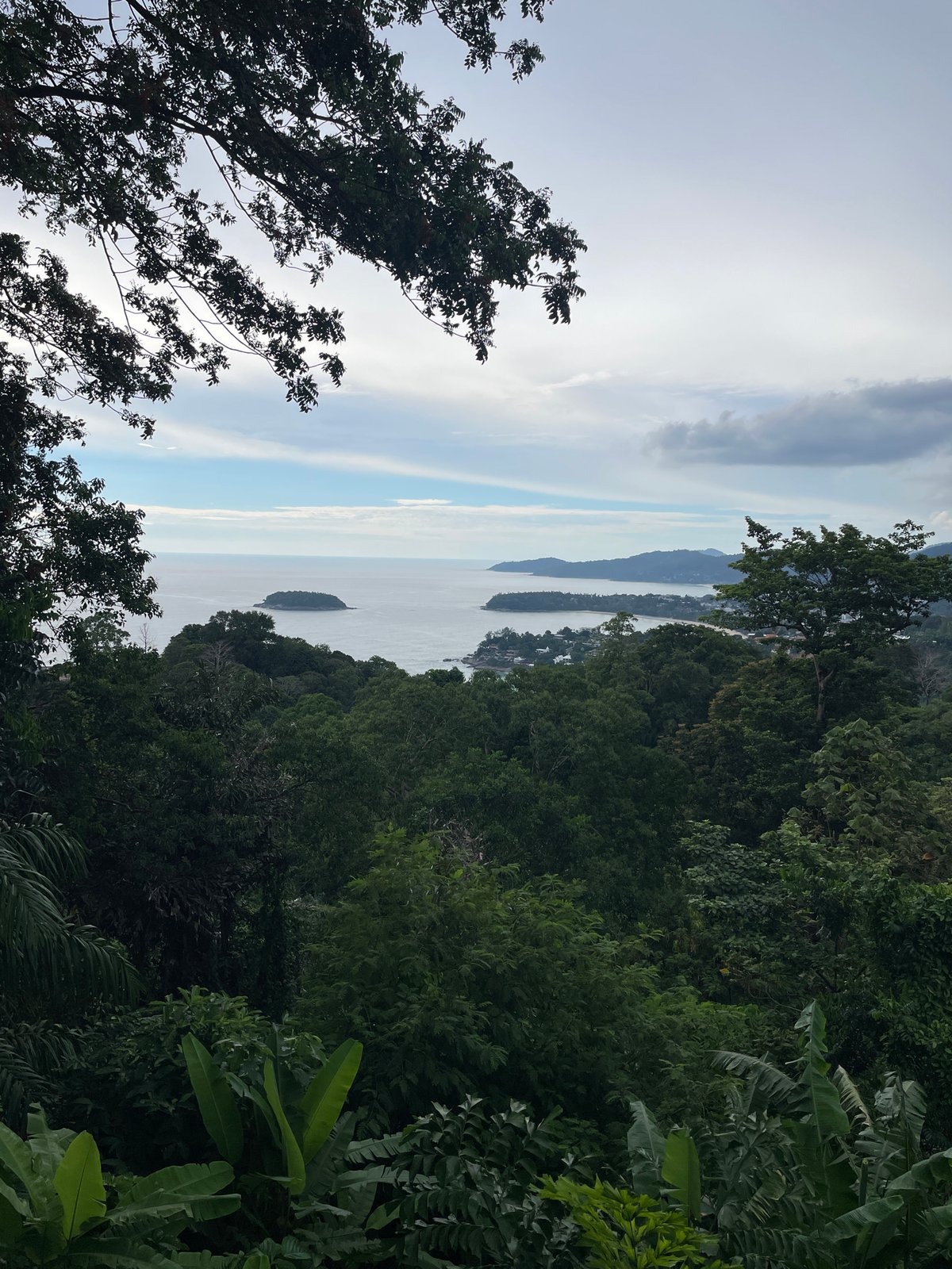 Tropical coastal views photographed in Karon, Thailand