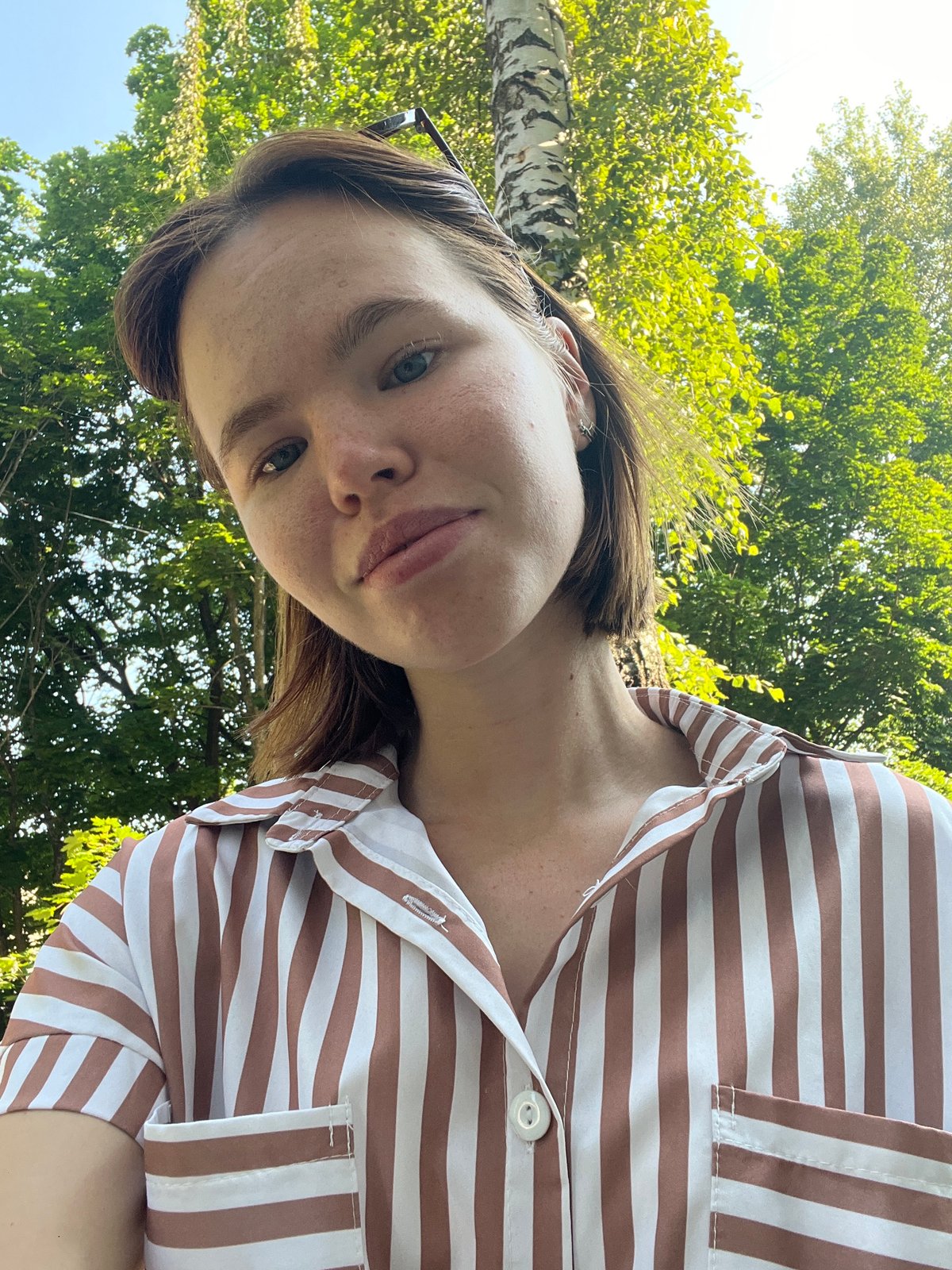 Selfies and skincare afternoon in Chaikovsky, Russia