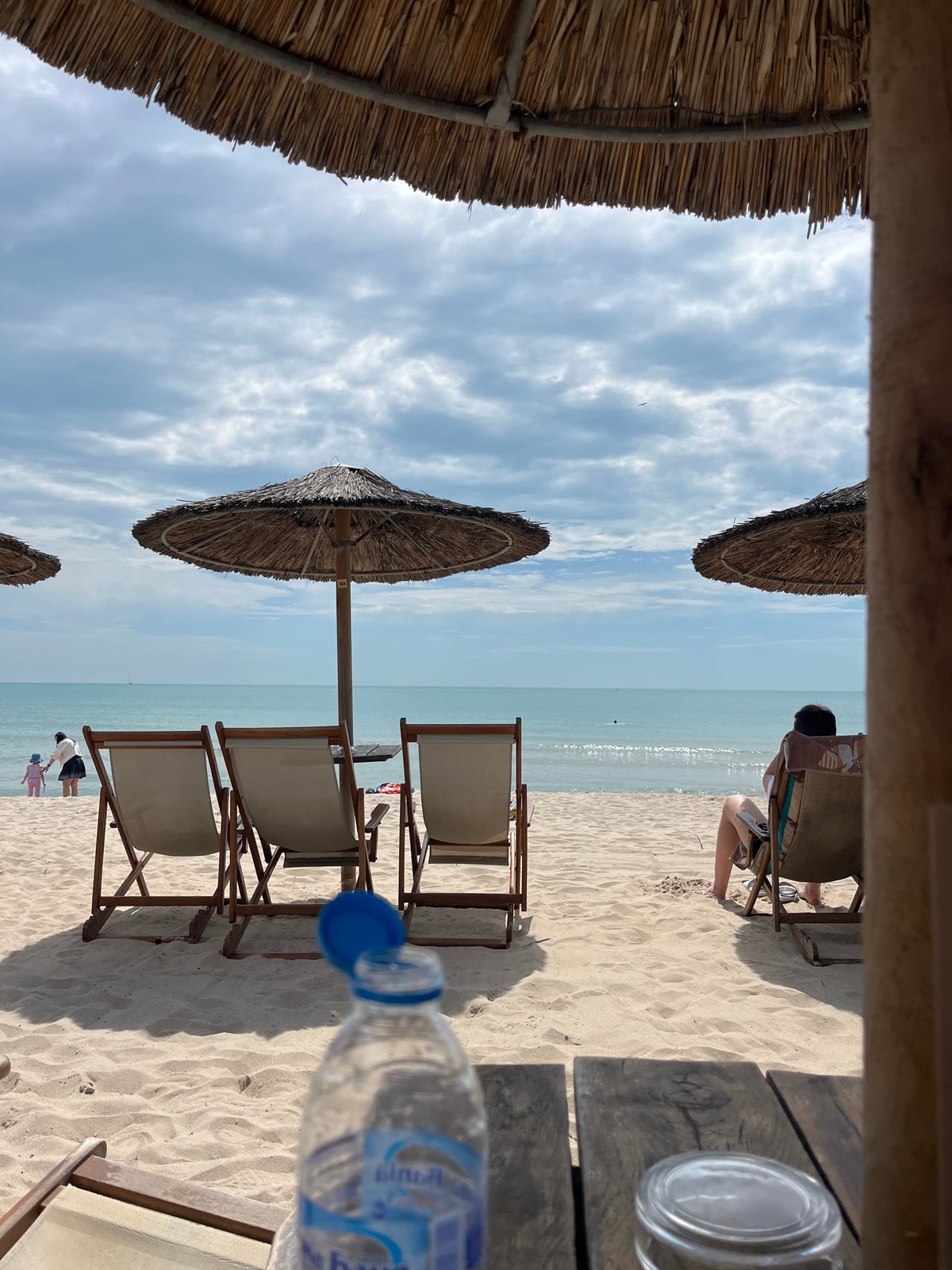 Morning beach scene captured in Varna, Bulgaria