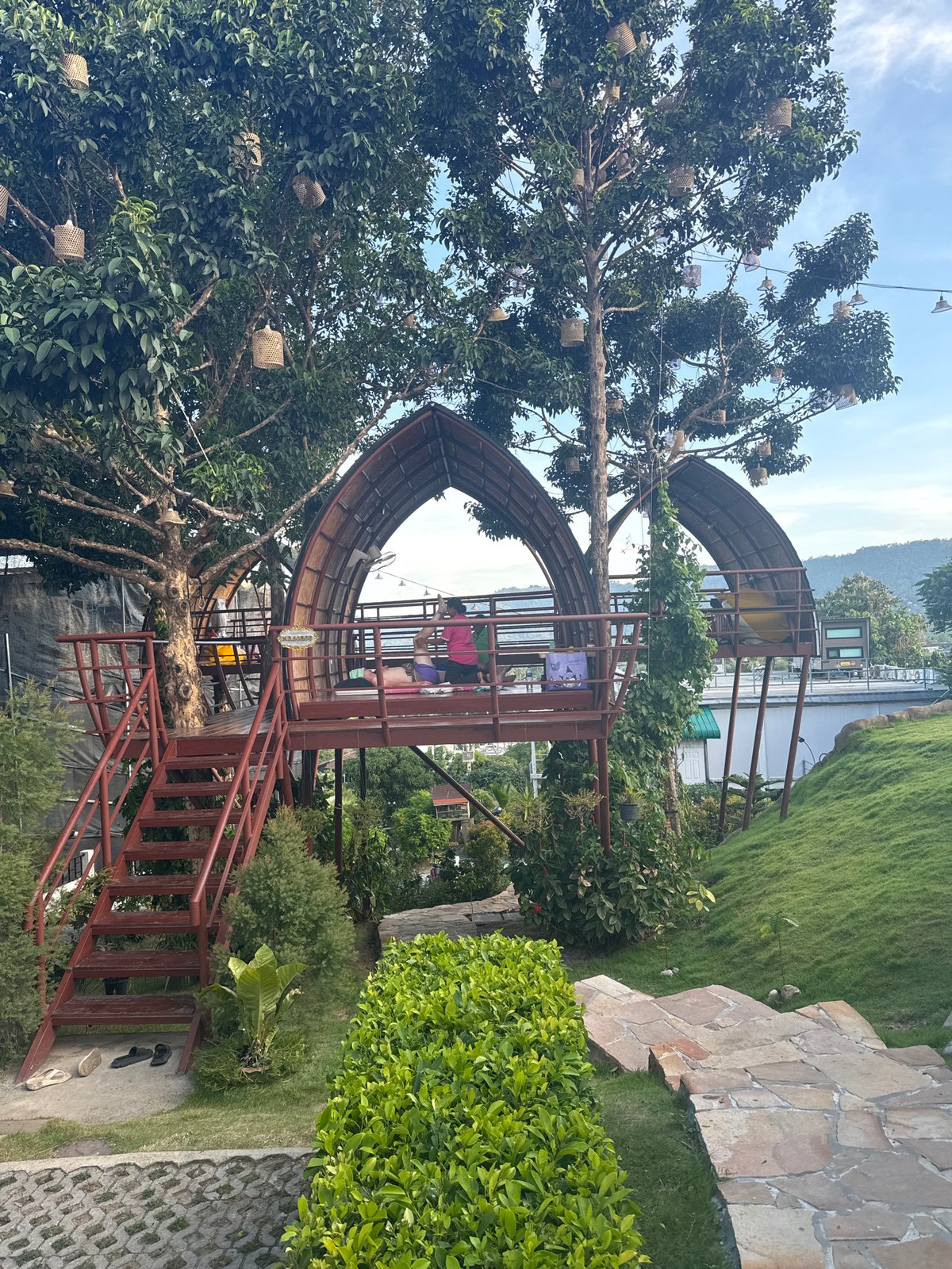 Hilltop bar and hangout with sweeping views over Ko Samui