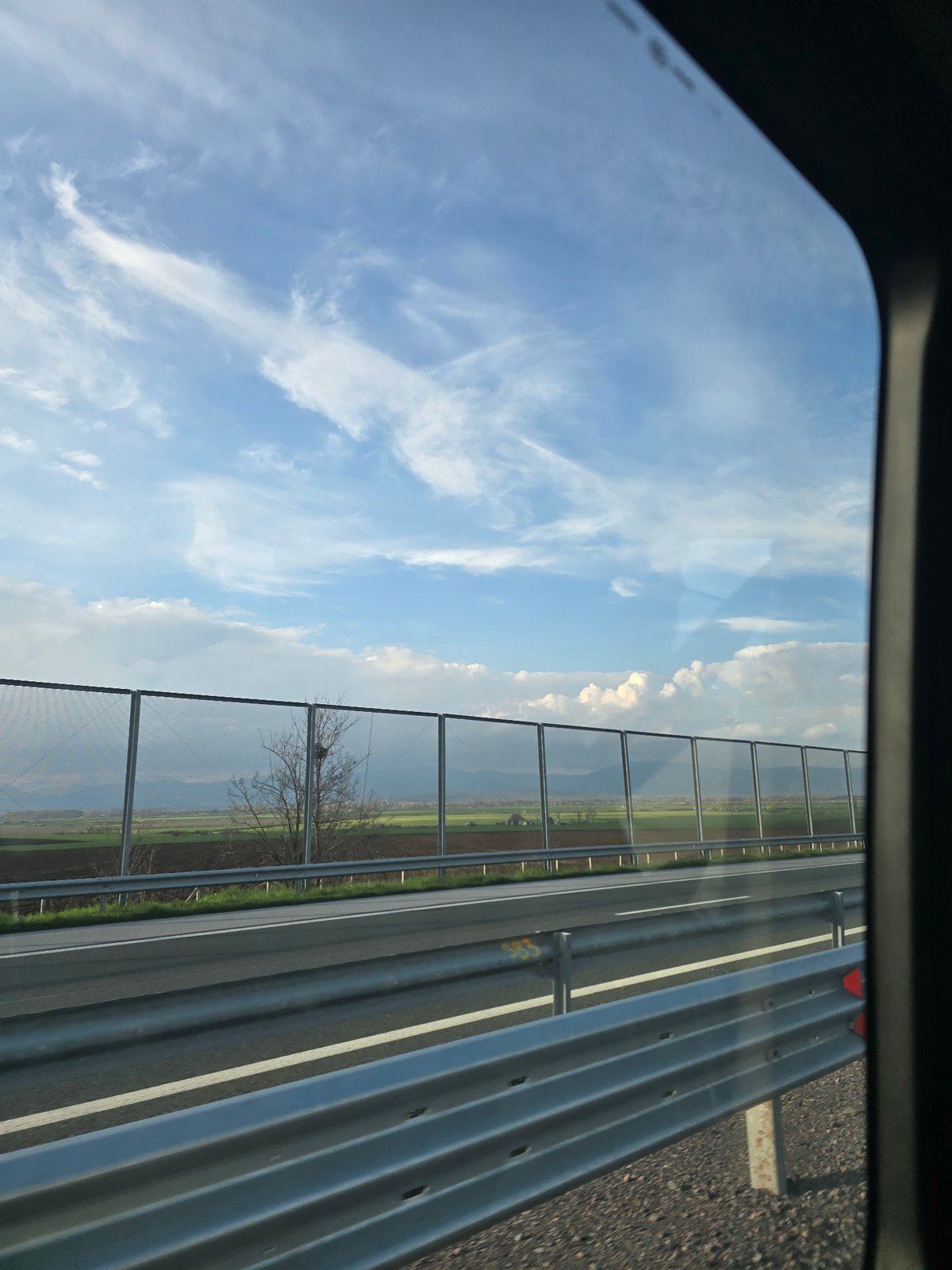 Highway infrastructure views captured near Chokoba, Bulgaria