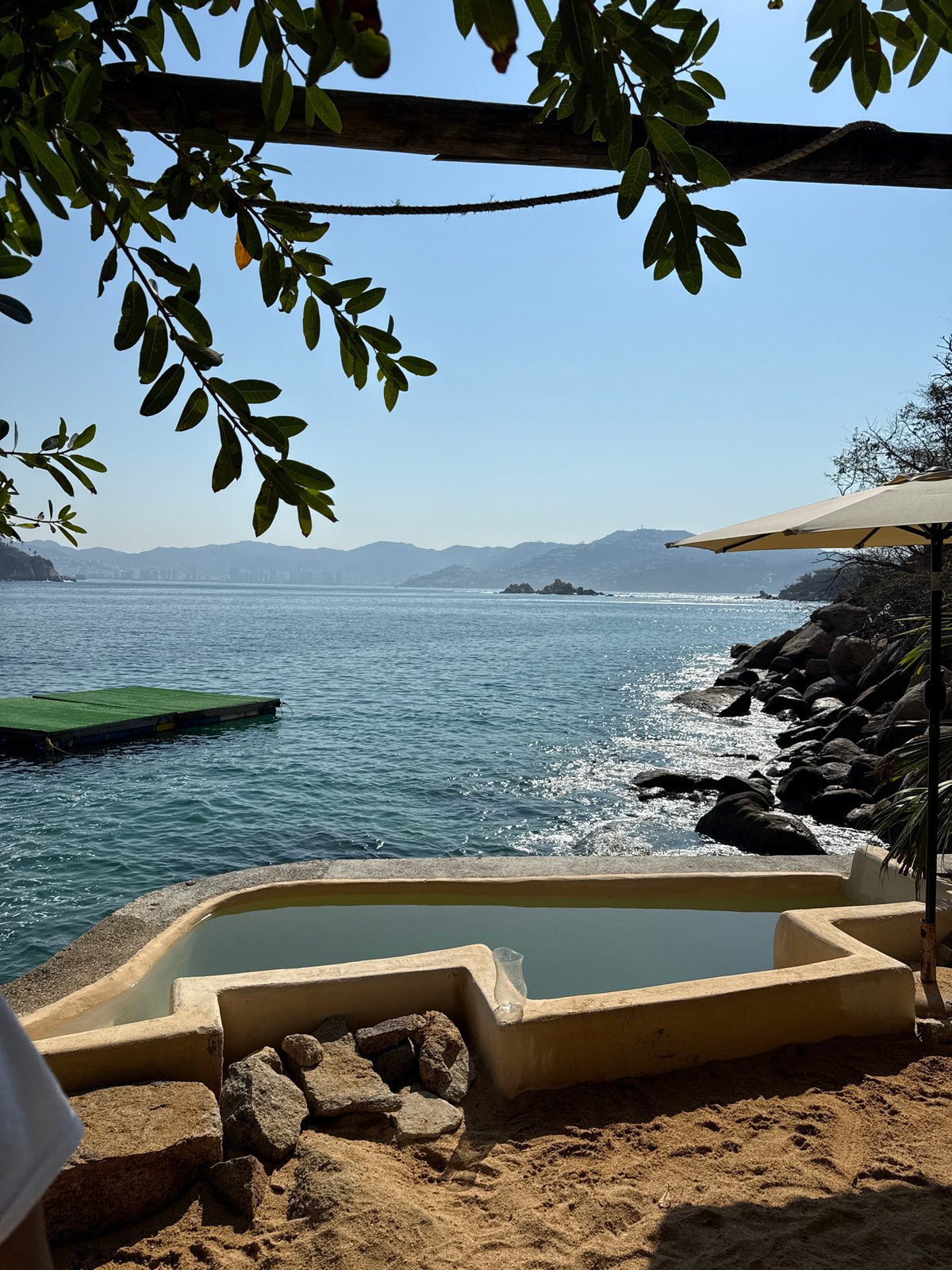 Ocean views photographed from Acapulco beachfront location