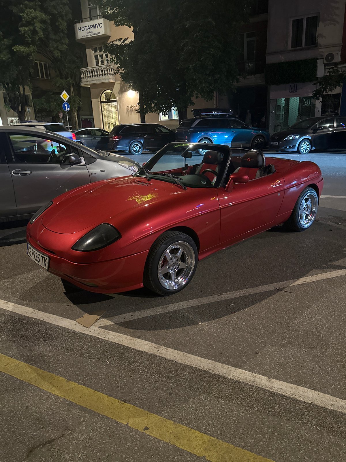 Nighttime Sofia landmarks and streets documented by witness