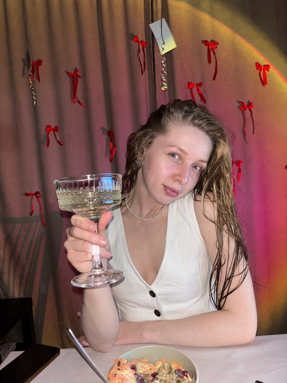 Indoor celebration with balloons documented in Perm, Russia