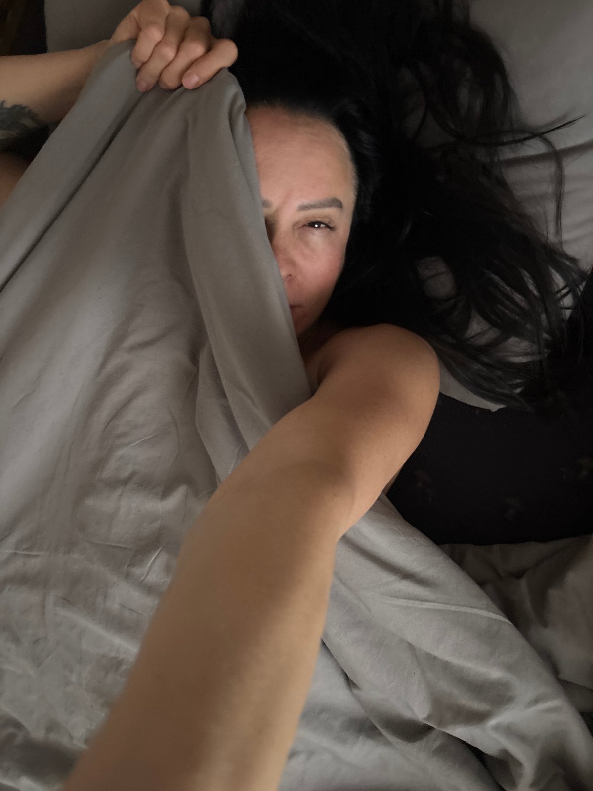 Morning Rest Captured in Chaikovsky Home with Dog Present