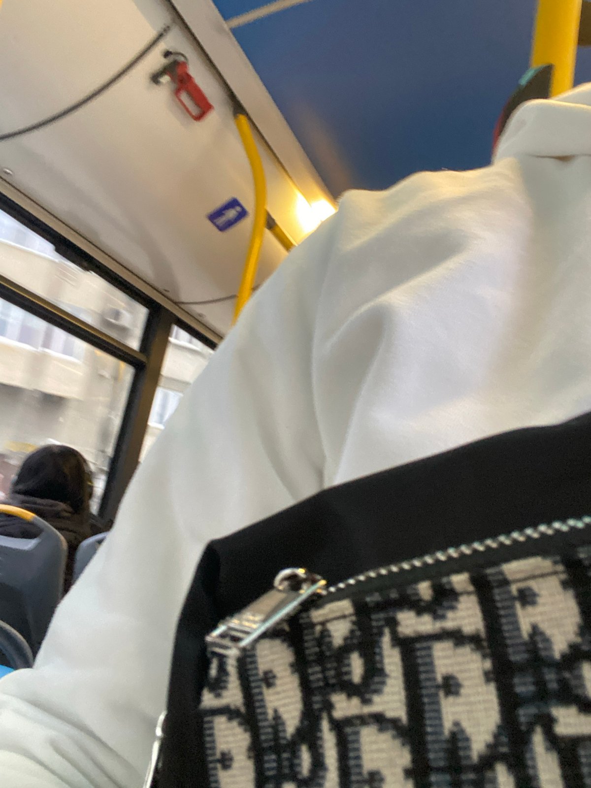 Early morning bus ride captured in Varna Bulgaria