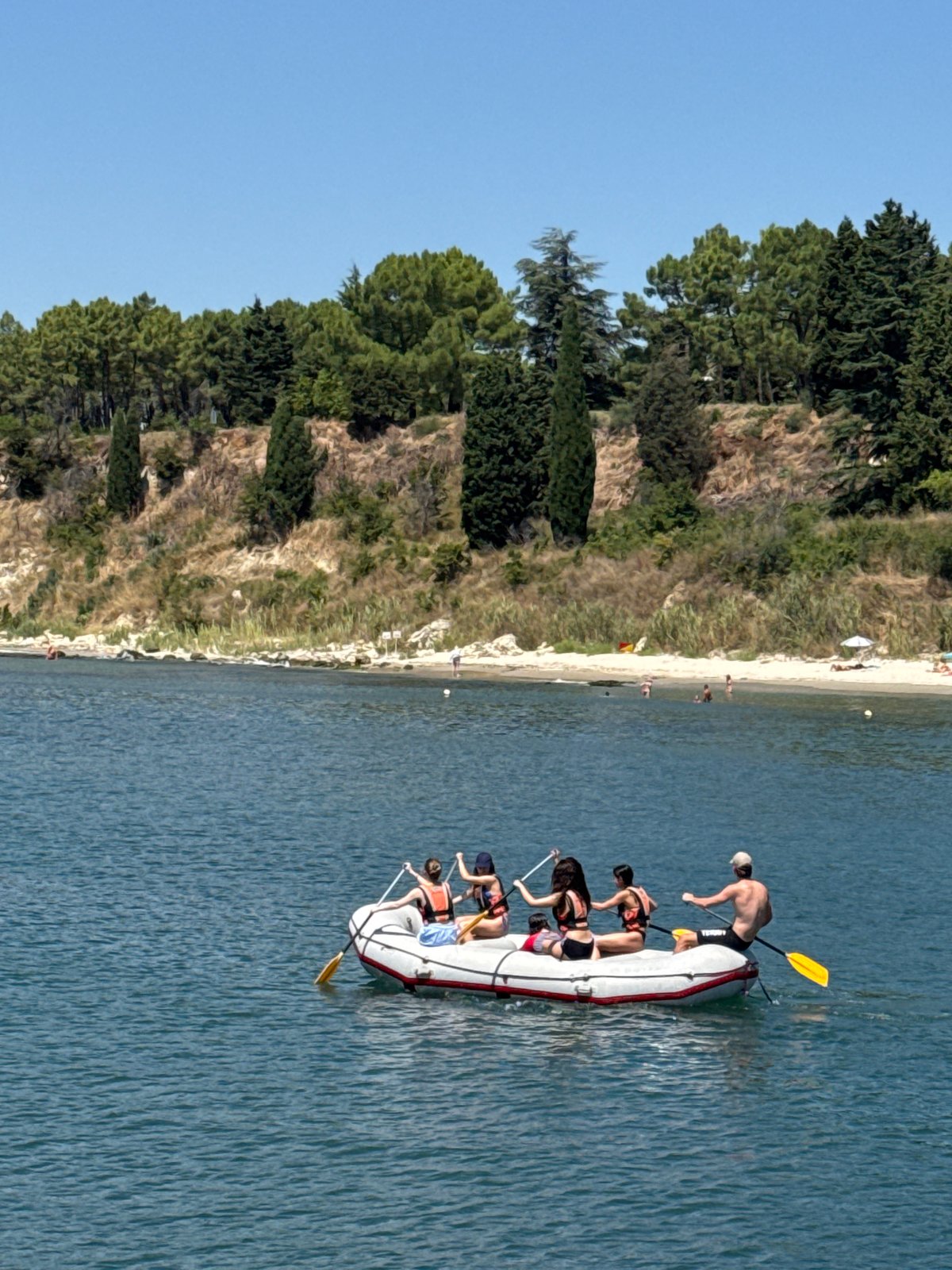 Sunny morning on the Black Sea coast near Nesebar