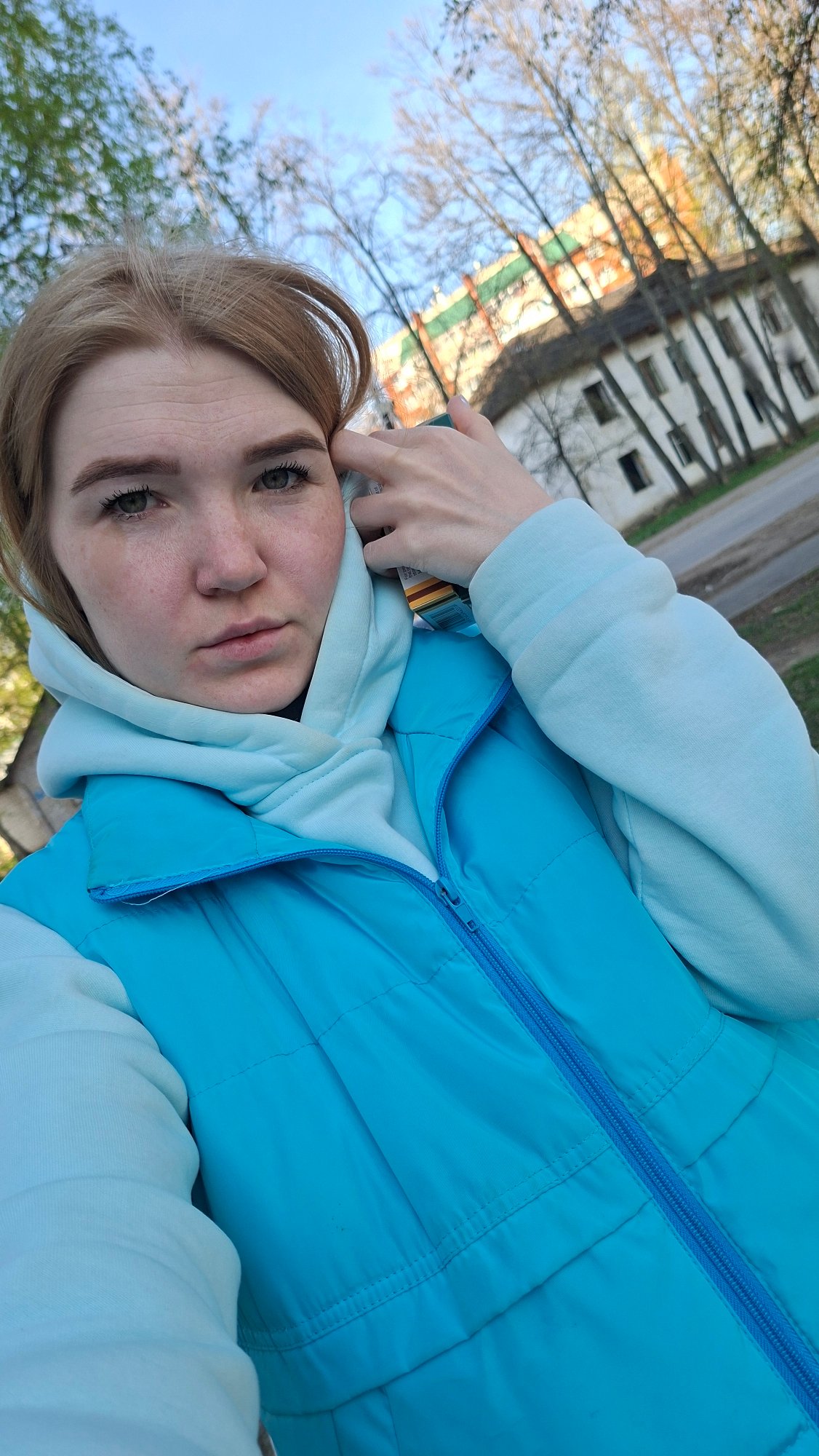 Morning street scenes documented in Chaikovsky, Russia