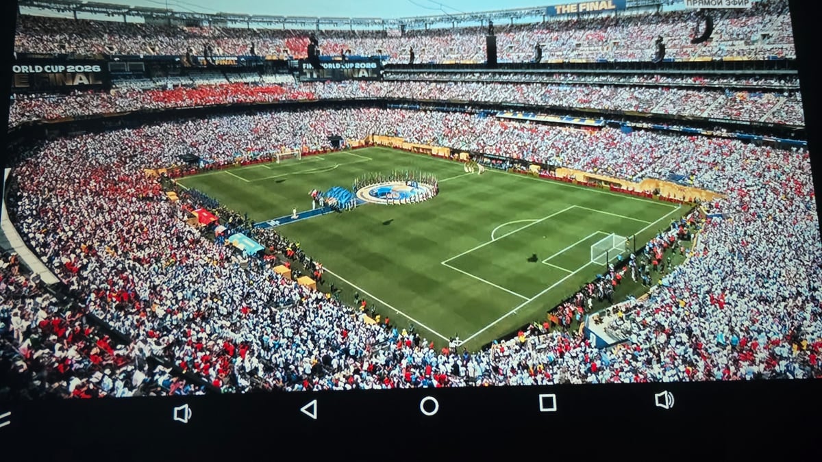 FIFA World Cup ceremony and match day at Kaliningrad stadium