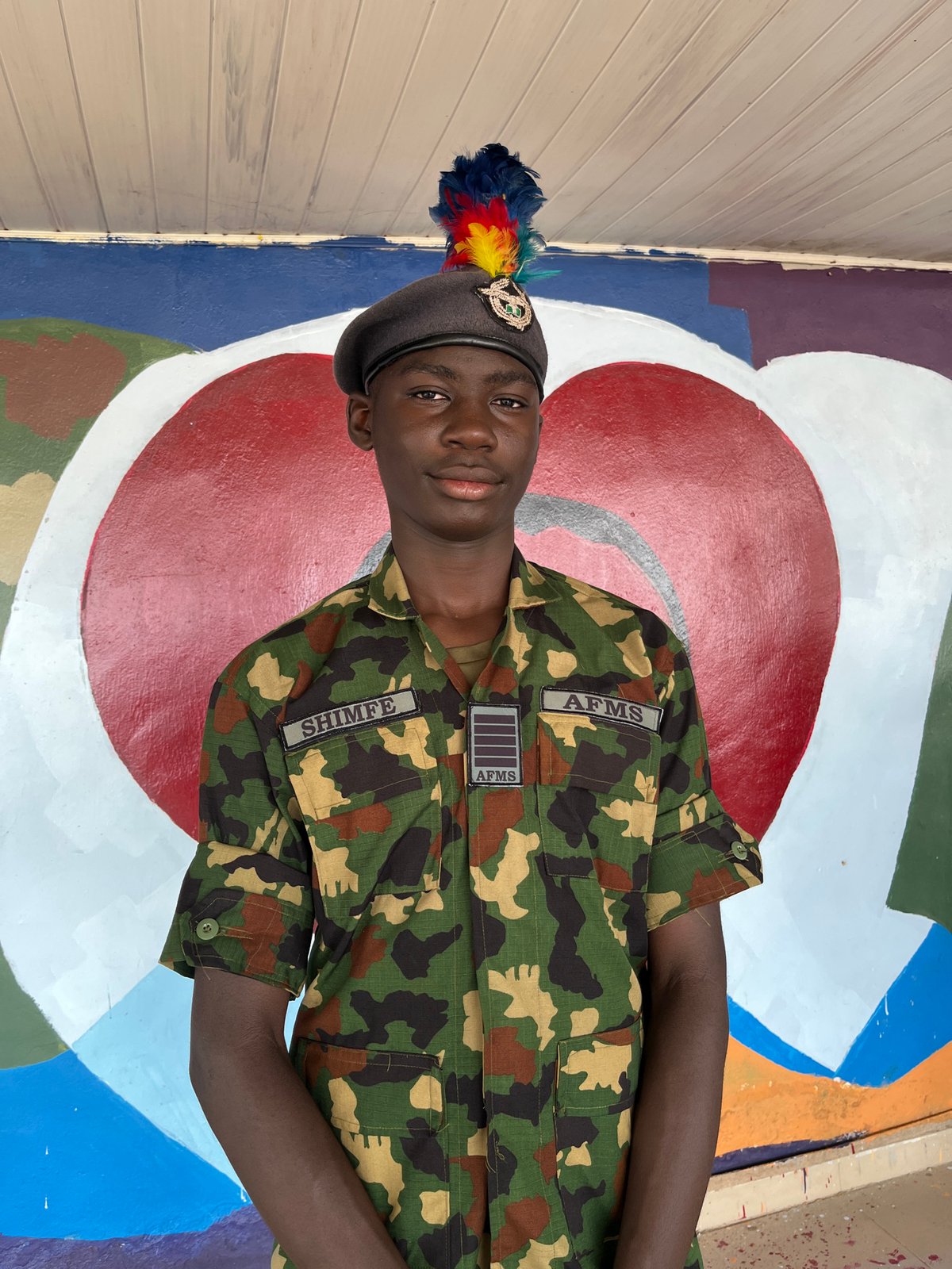 Cadets gather at Air Force Military School Jos, Nigeria