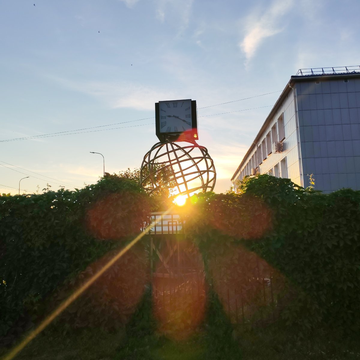 Evening life documented across Chaikovsky, Russia during sunset hours