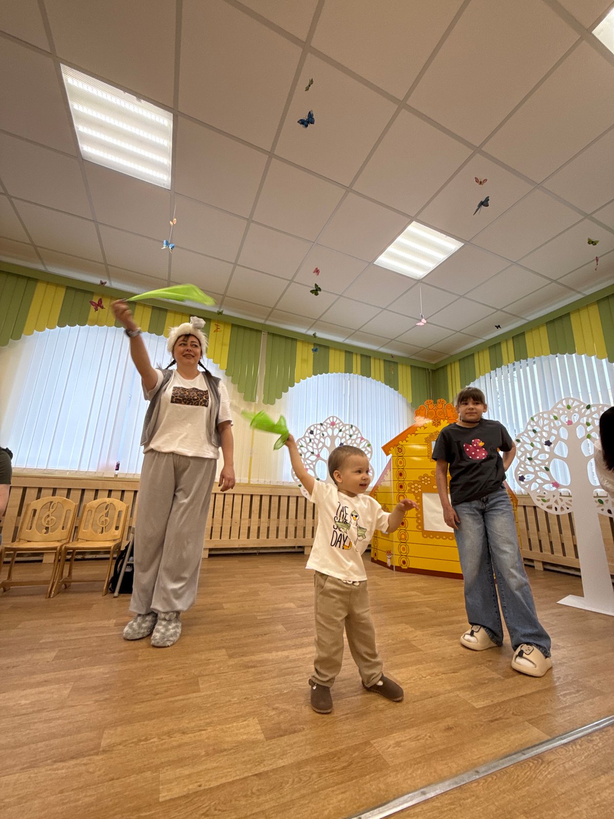 Children observed at school facility in Zavolzhye, Russia
