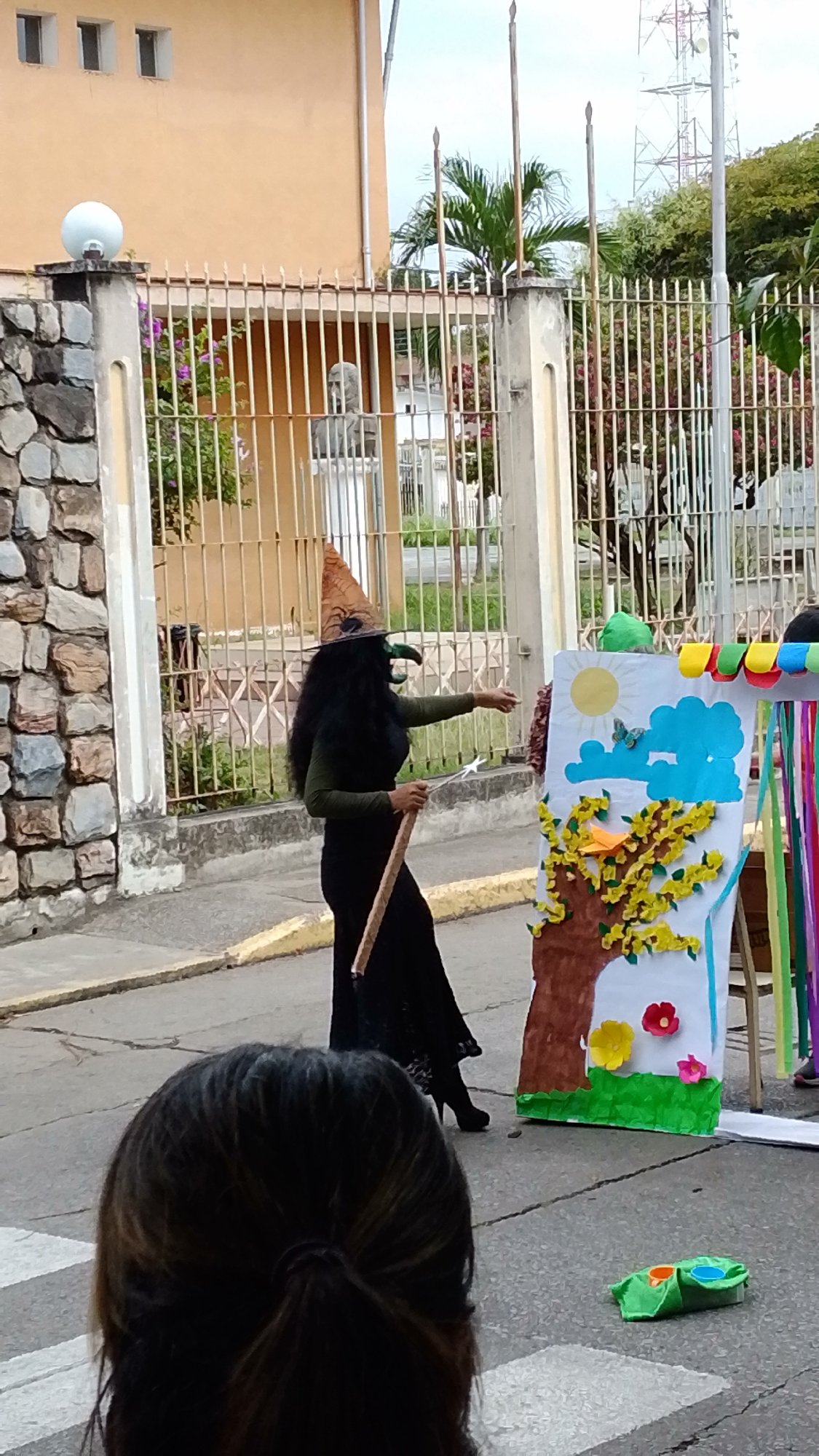School Cultural Event Features Costumed Performers in Tinaquillo, Venezuela