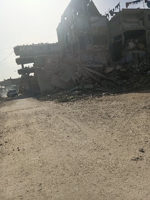 Widespread building destruction documented across Khan Yunis