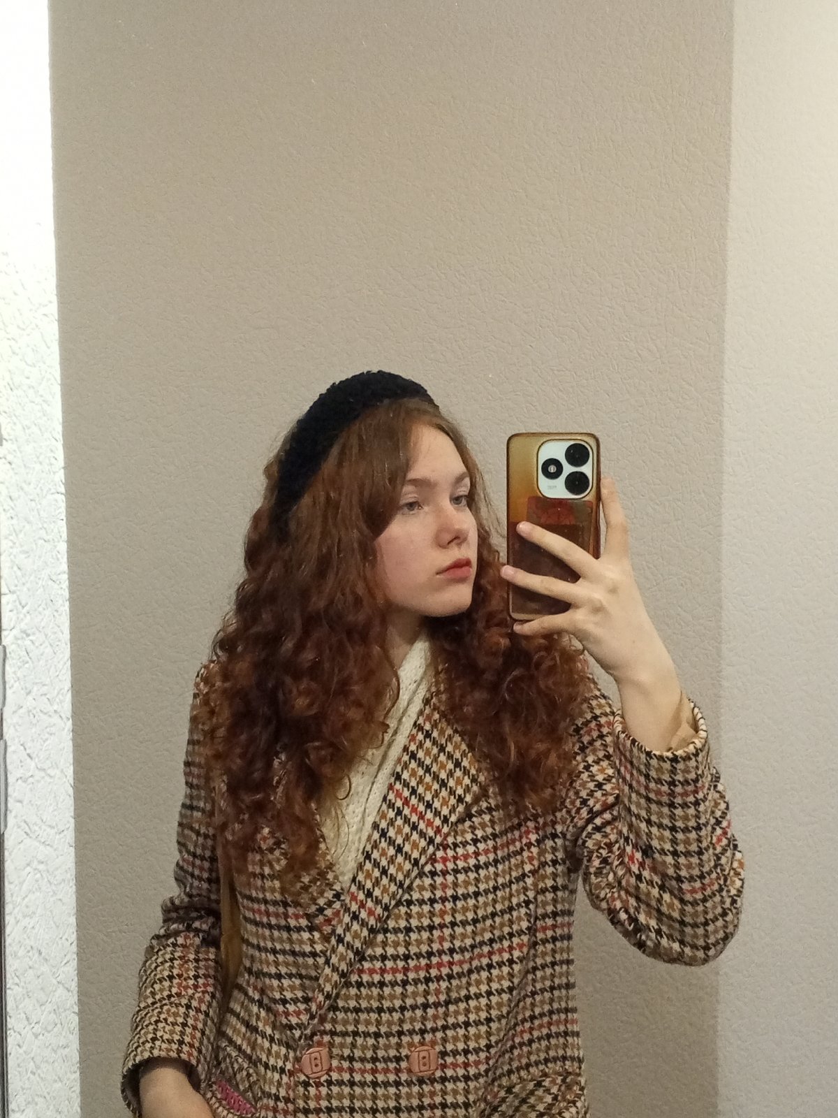 Woman takes multiple selfies around Chaikovsky, Russia