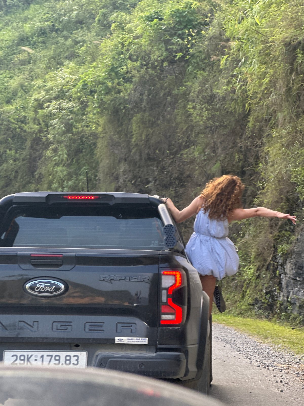 Rural Vietnam residents captured using phones, vehicles Monday morning
