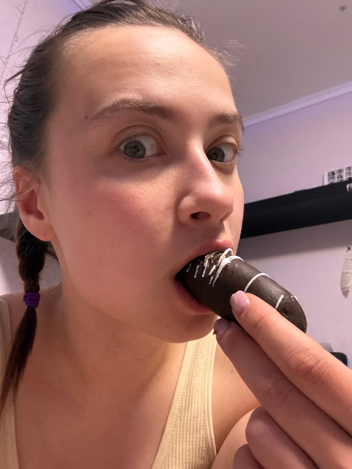 Young woman's casual afternoon documented in Прикамский, Russia