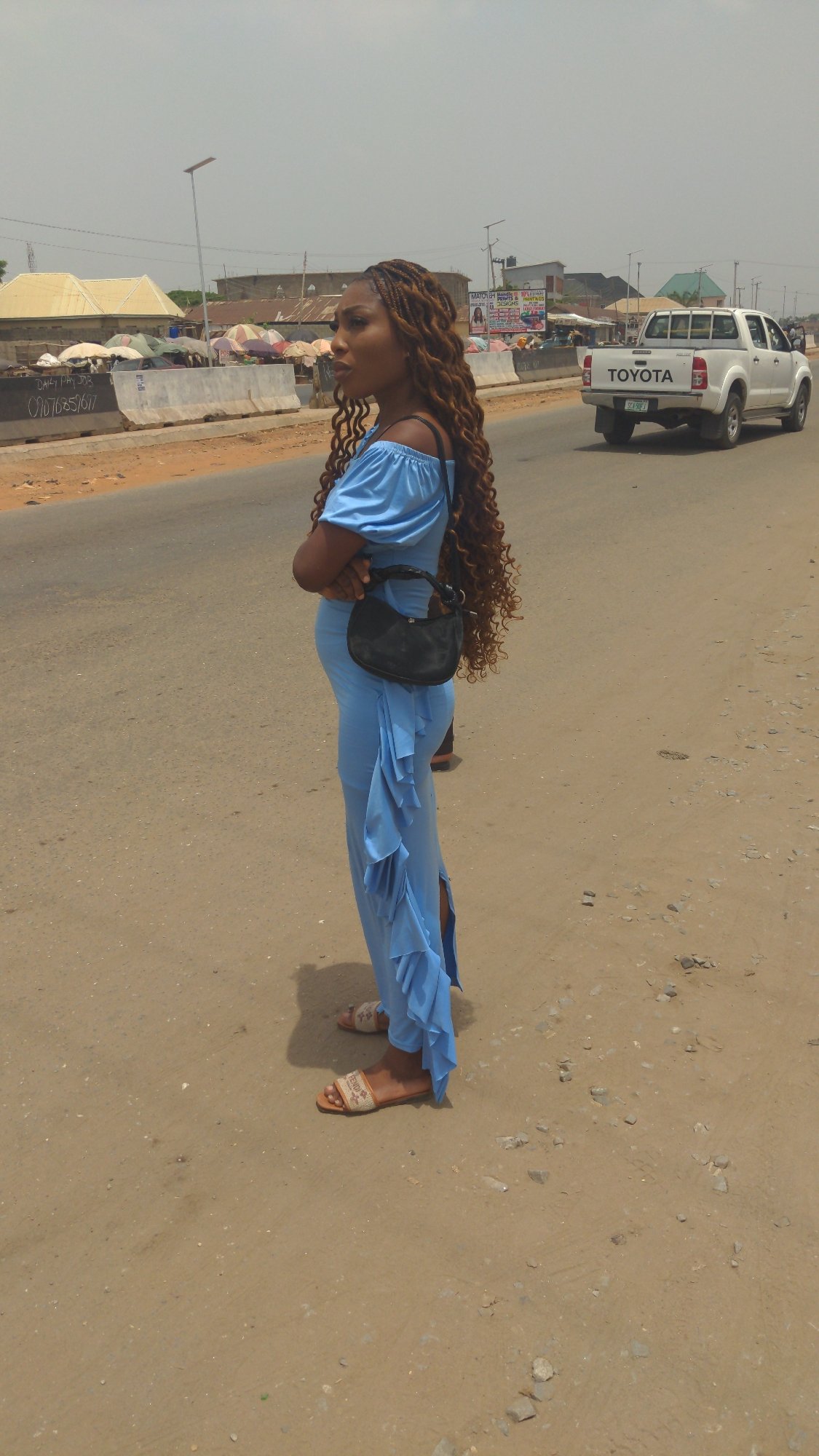 Daily street commerce observed in Ado, Nigeria