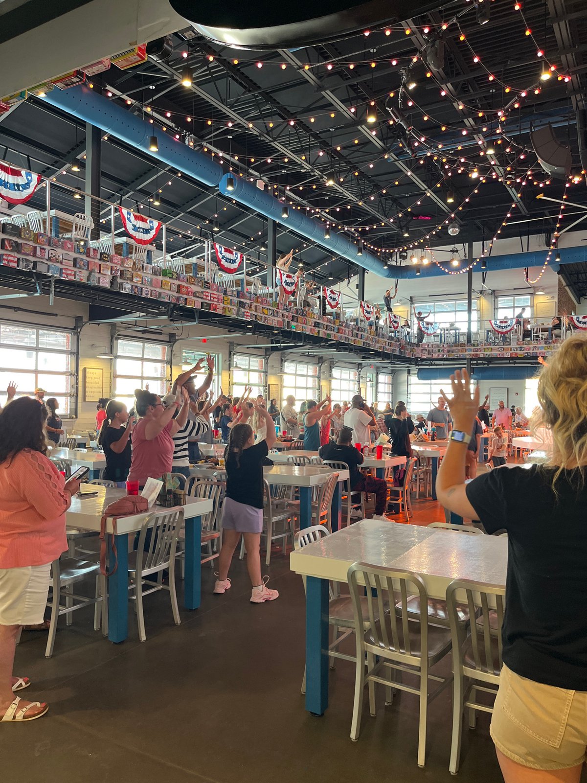 Evening scenes documented at Myrtle Beach venues and walkways
