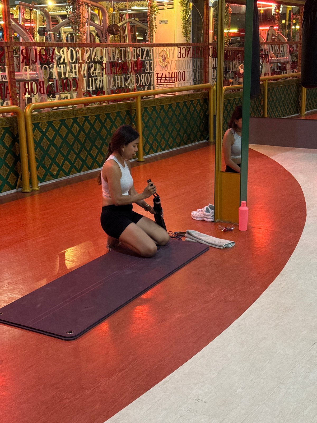Active afternoon at a multi-use gym in Kuta