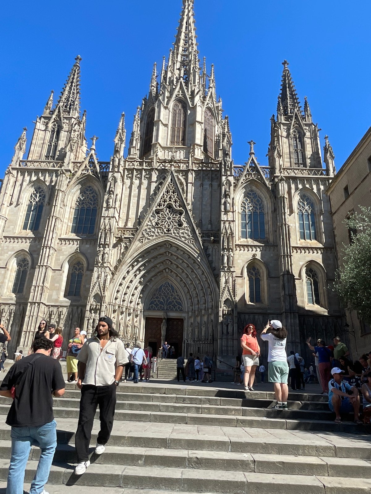 Tourists explore Barcelona Cathedral and Gothic Quarter museums