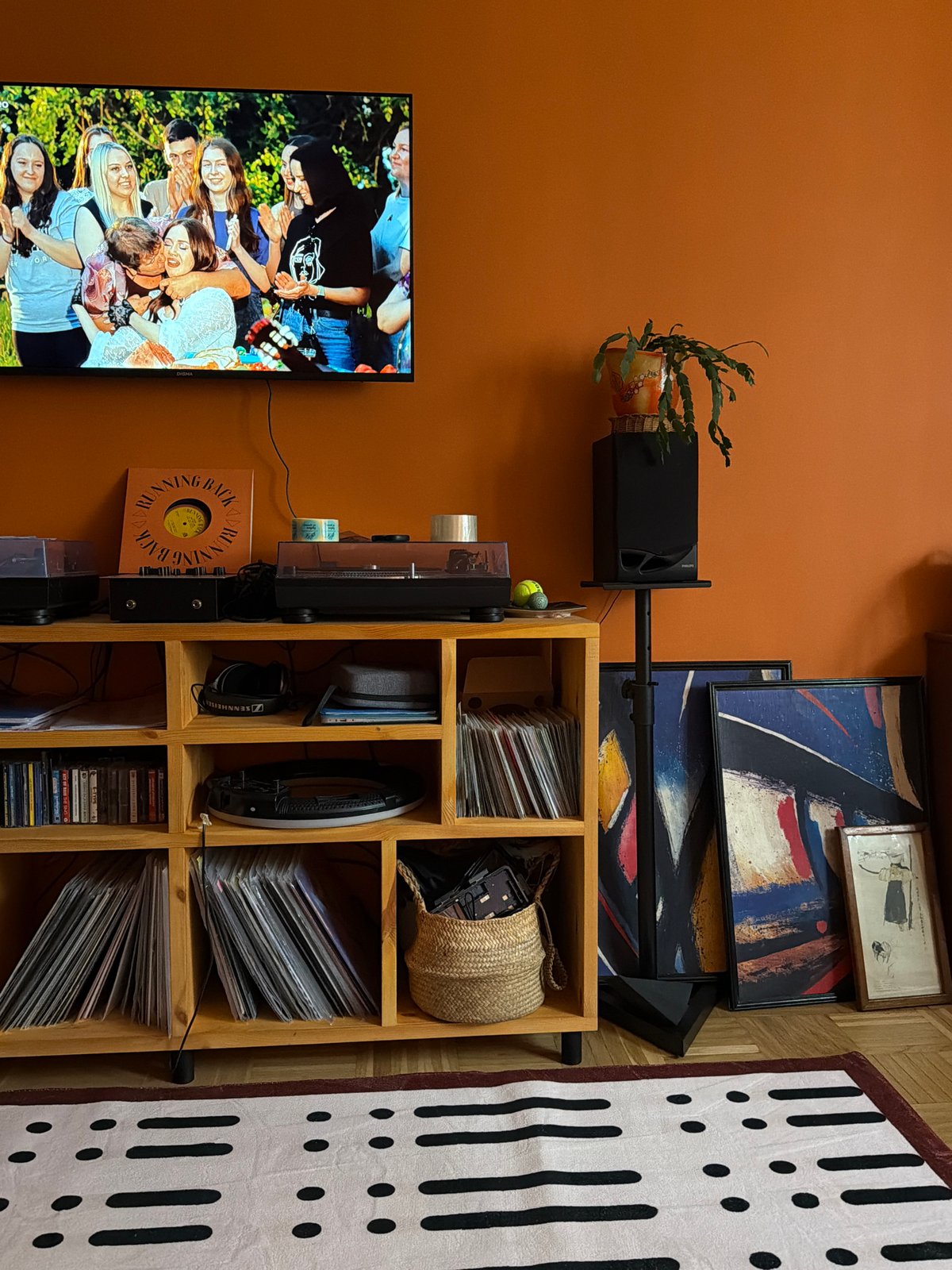 Khimki resident documents cat, art-filled home interior moments