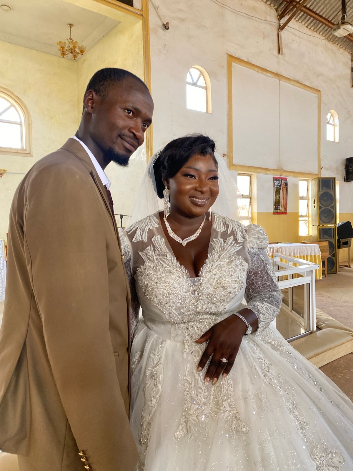 Wedding ceremony held at church in Kuru Karama, Nigeria