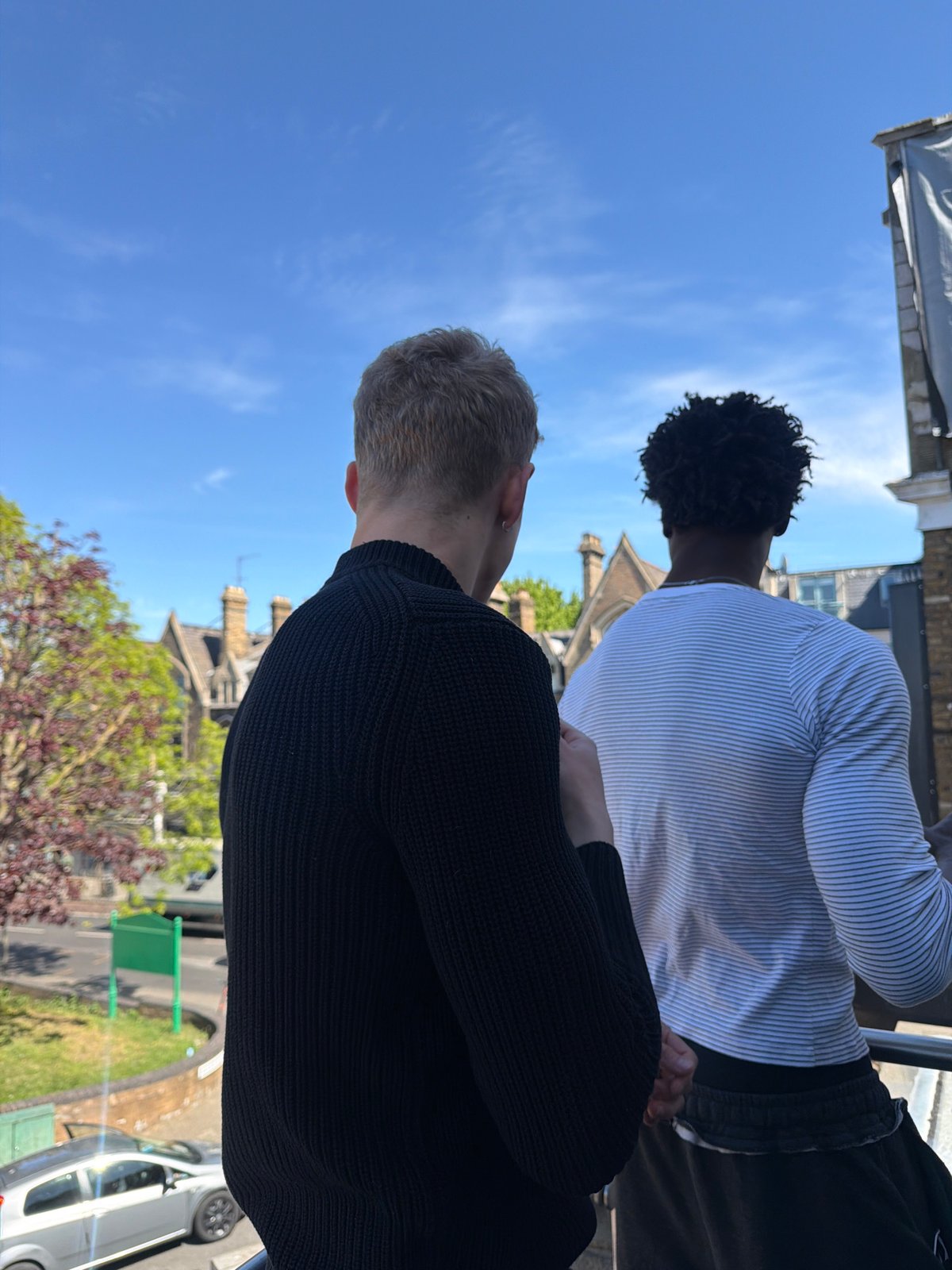 Londoners captured in casual selfies and balcony moments