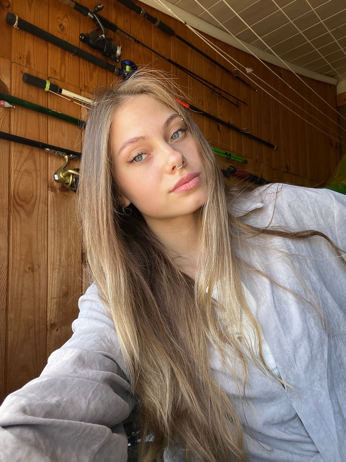 Early morning casual moments captured in rural Russia