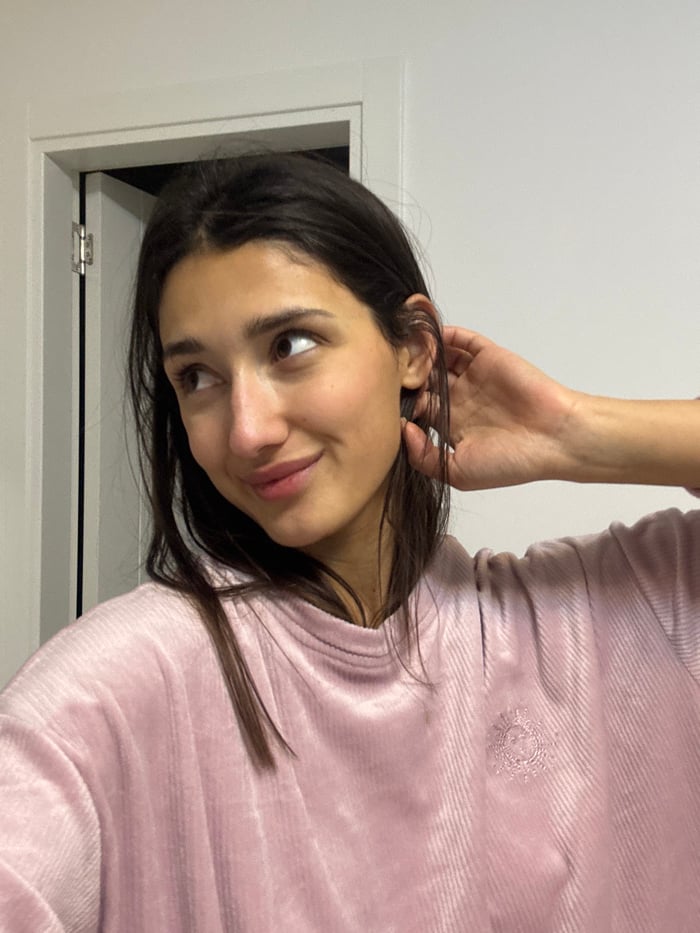 Woman documents evening routine in Budva, Montenegro
