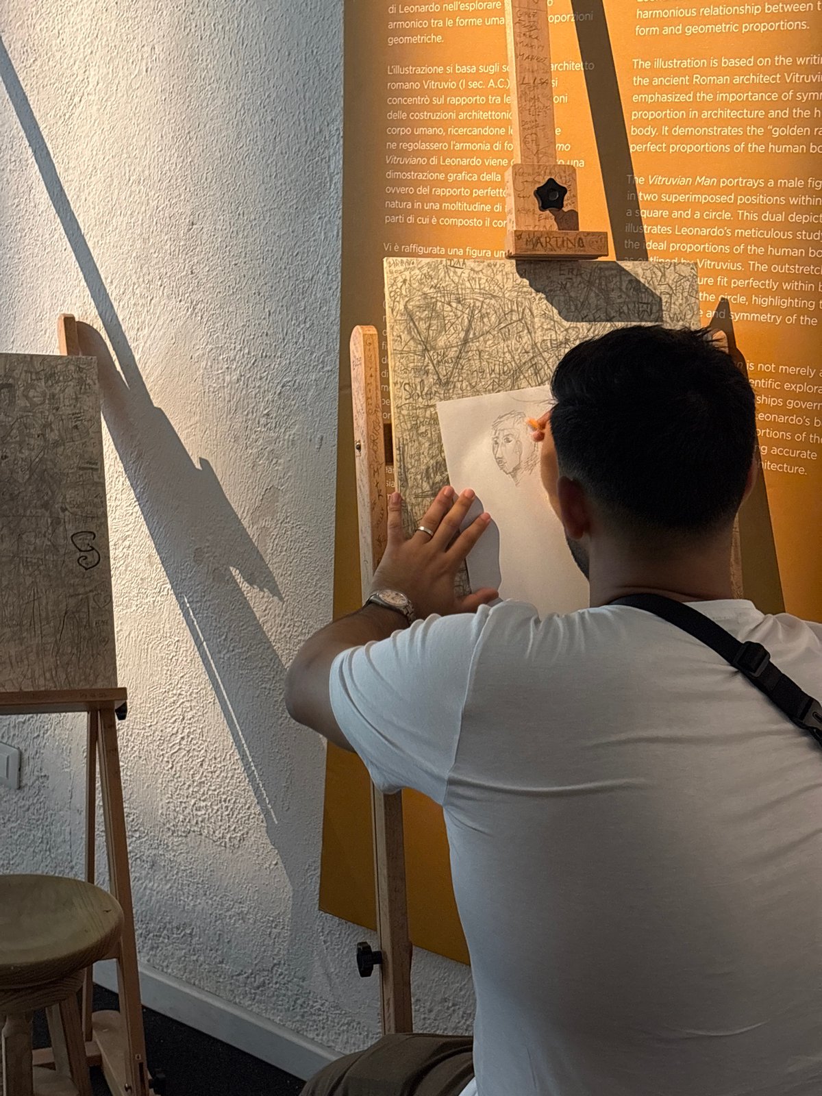 Inside a Leonardo da Vinci exhibition in Rome