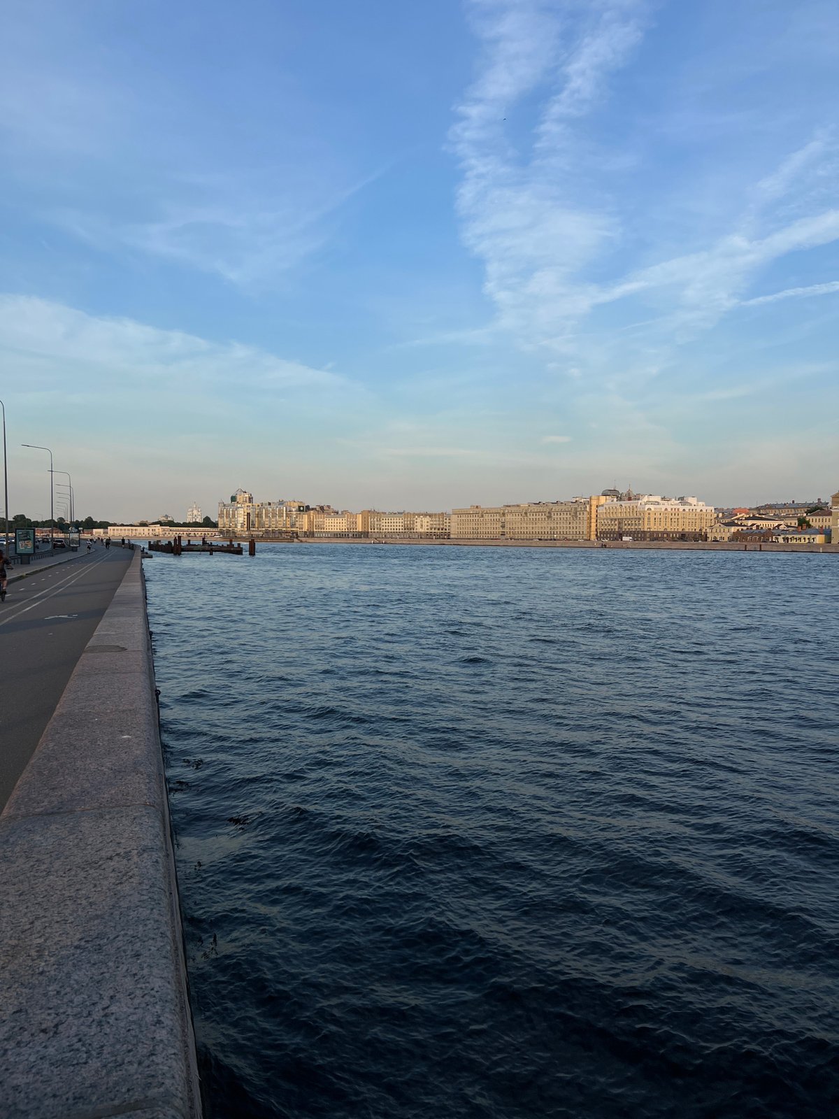 Evening scenes captured across Saint Petersburg's waterfront and bridges
