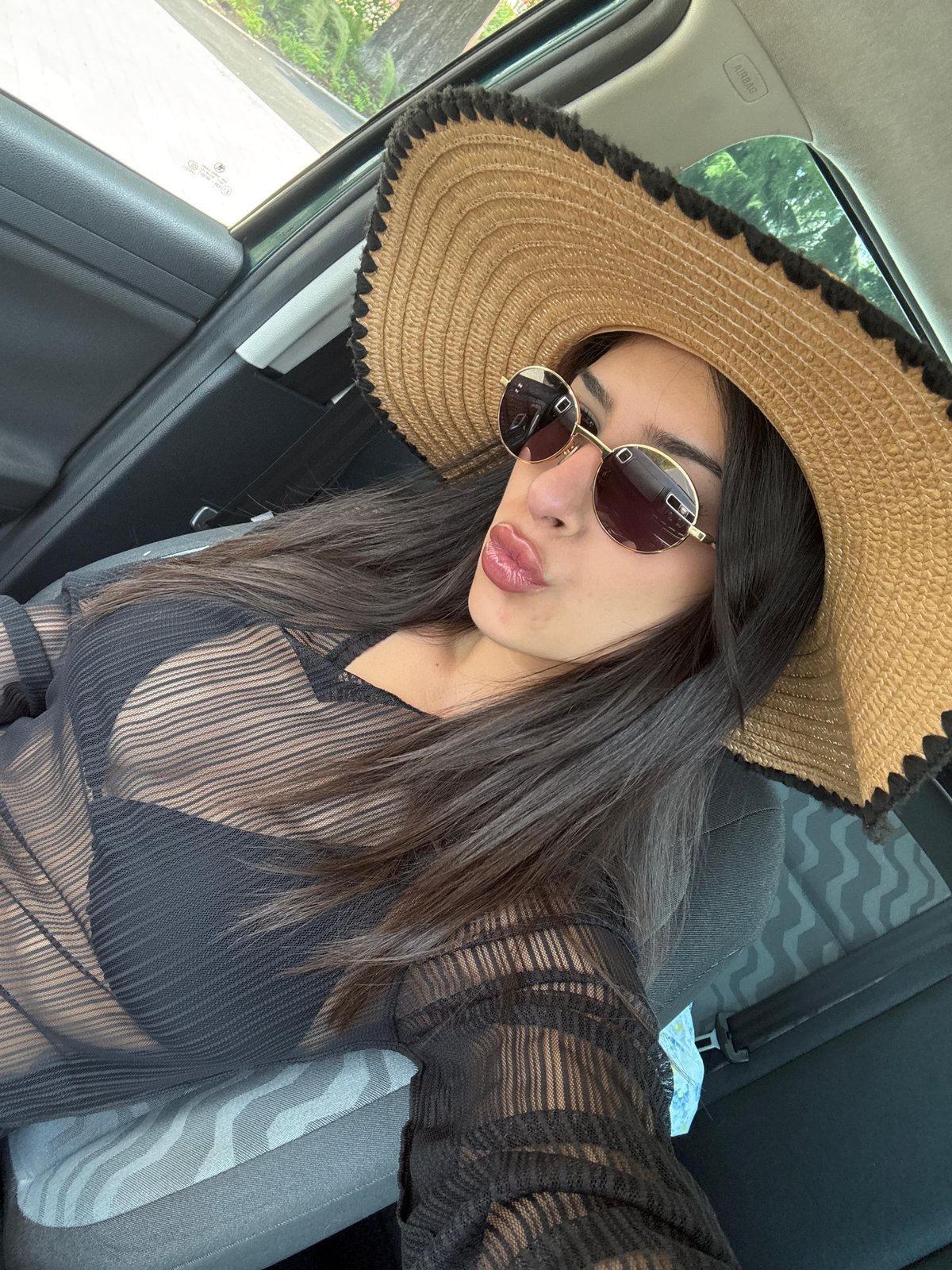 Woman observed in vehicle passenger seat in Burgas, Bulgaria
