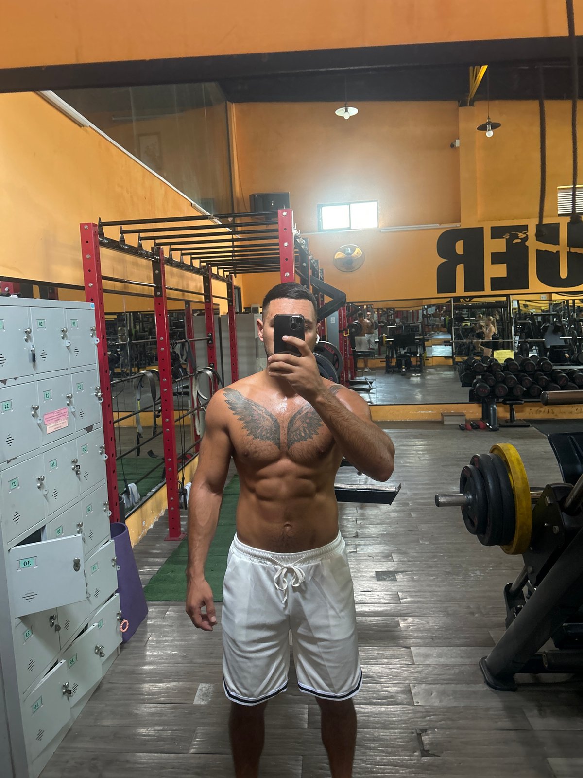 Gym workout session in Nha Trang, multiple exercises covered