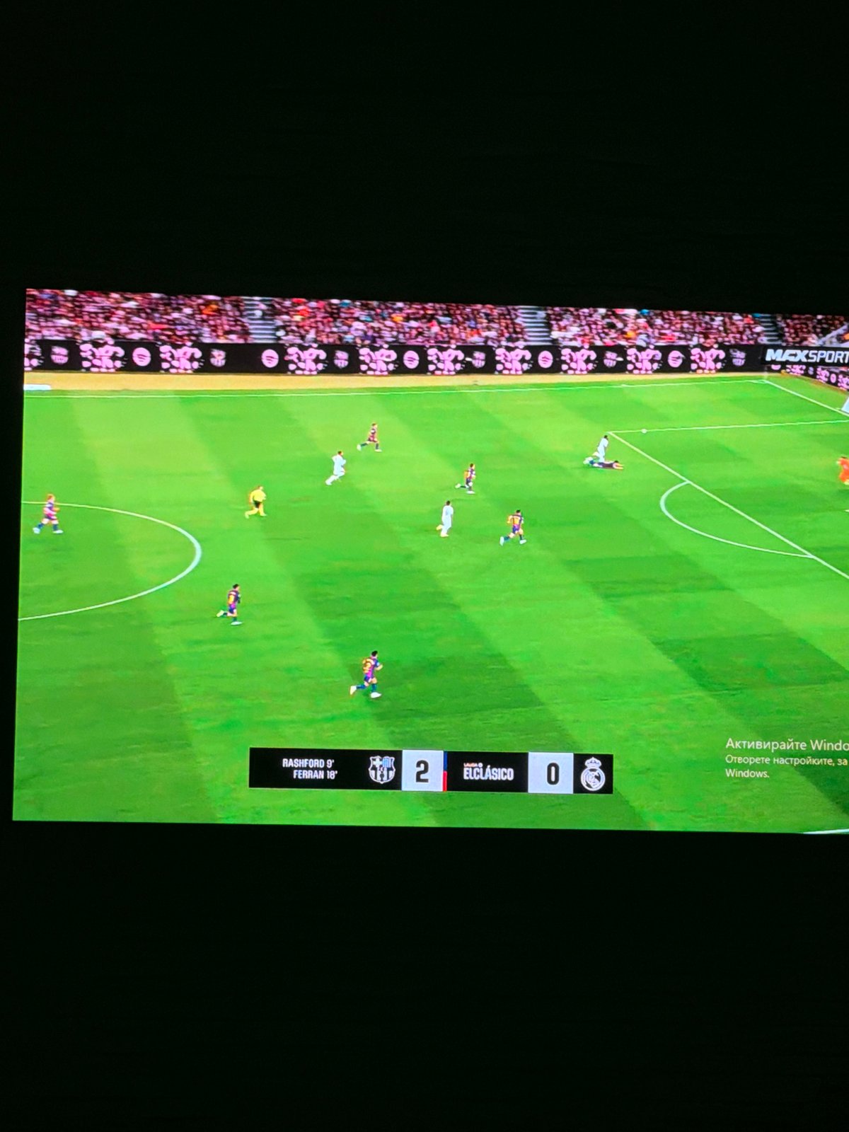 Barcelona leads Real Madrid 2-0 in El Clásico match