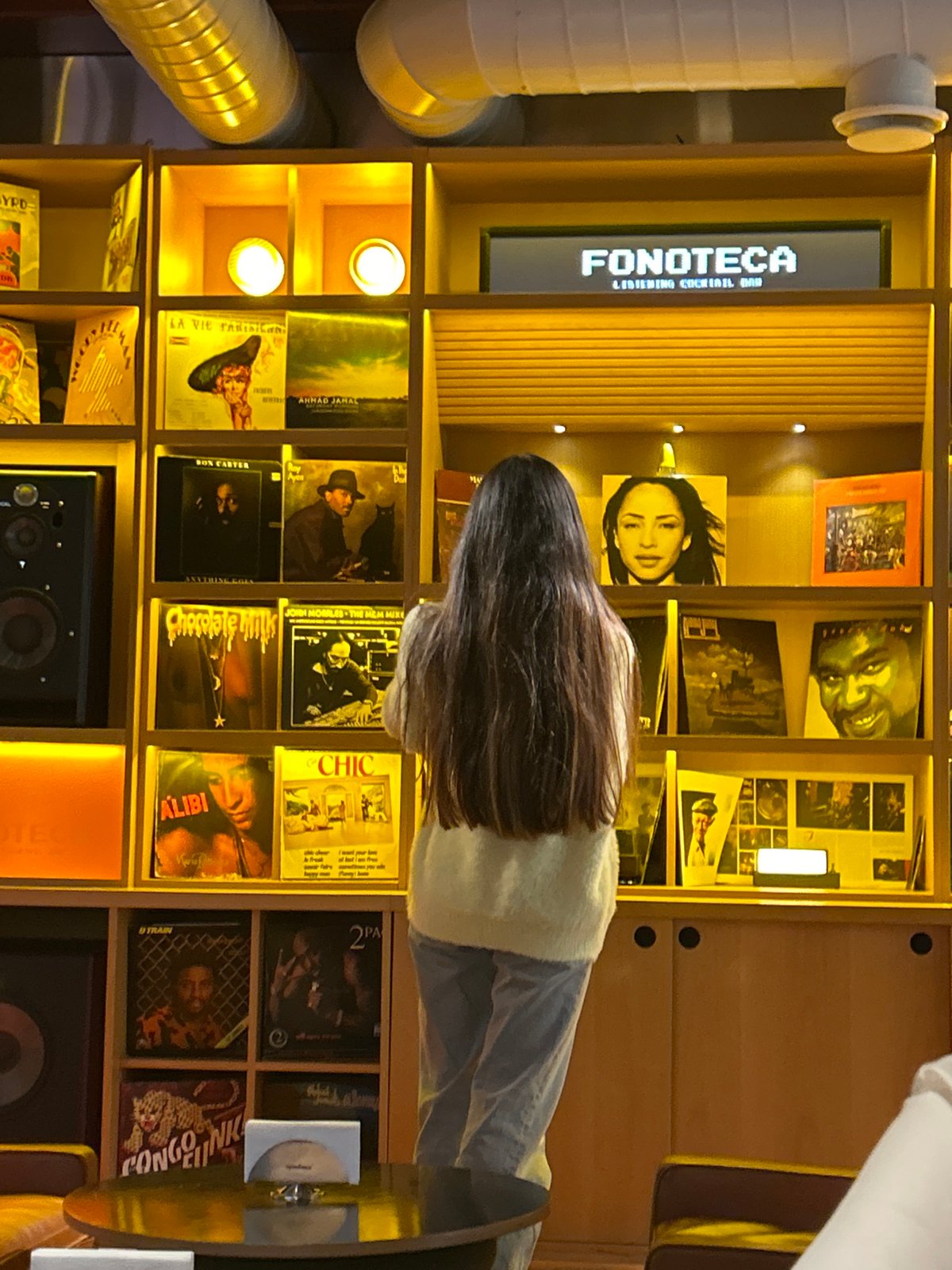 Vinyl record bar documented by witnesses in Yerevan