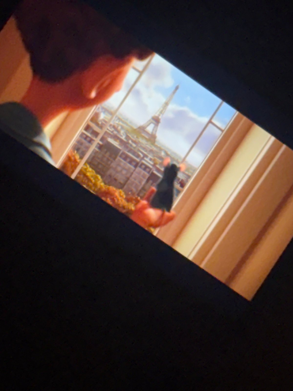 Resident watches Pixar's Ratatouille in Bulgarian town