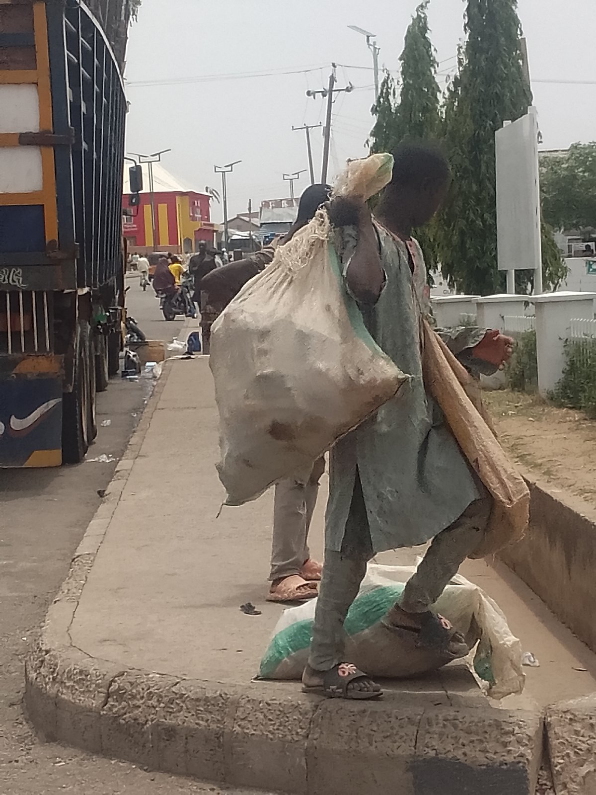 Daily street life documented in Pantame Nigeria