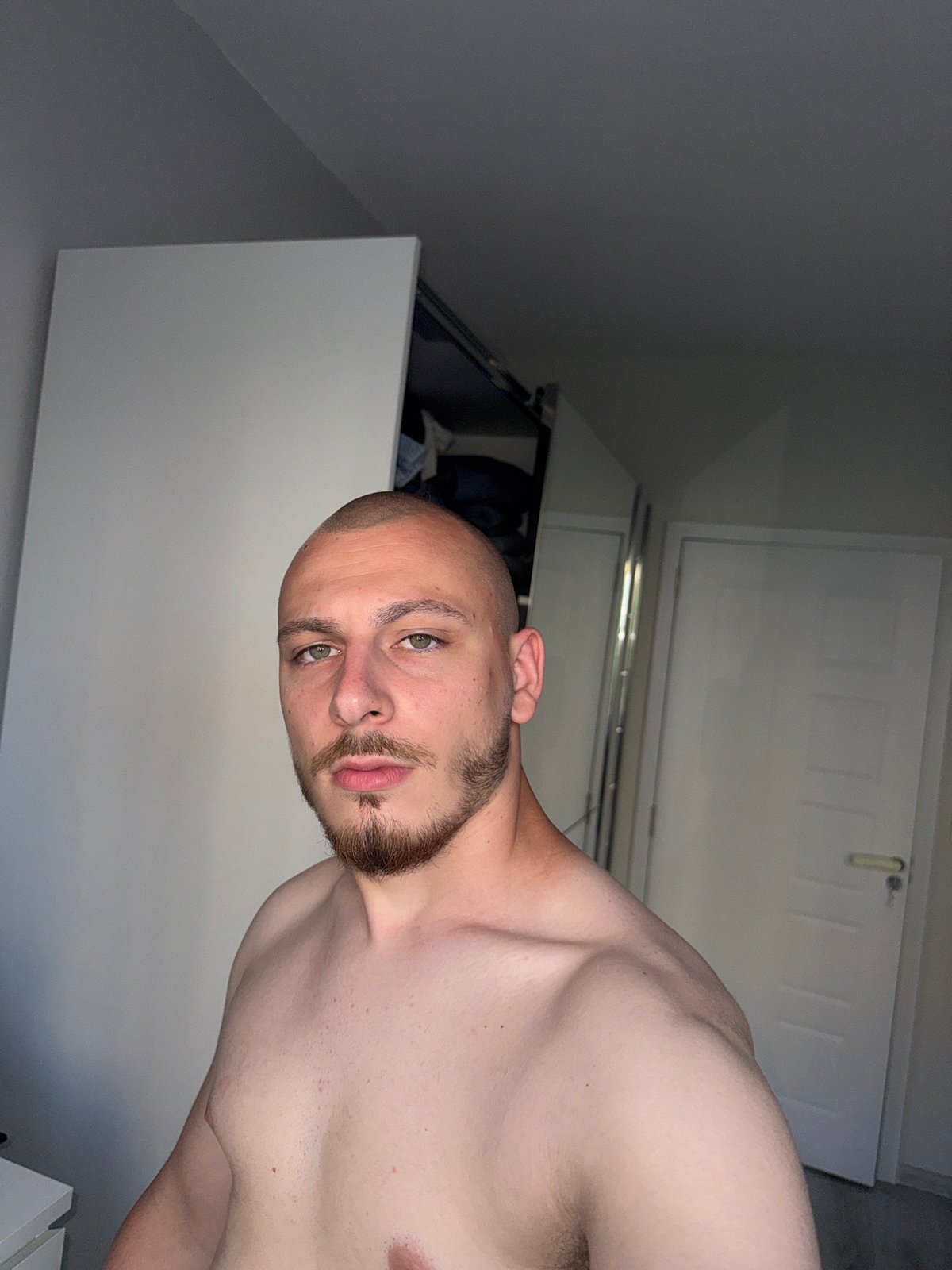 Man Takes Mirror Selfies in Stara Zagora Bedroom