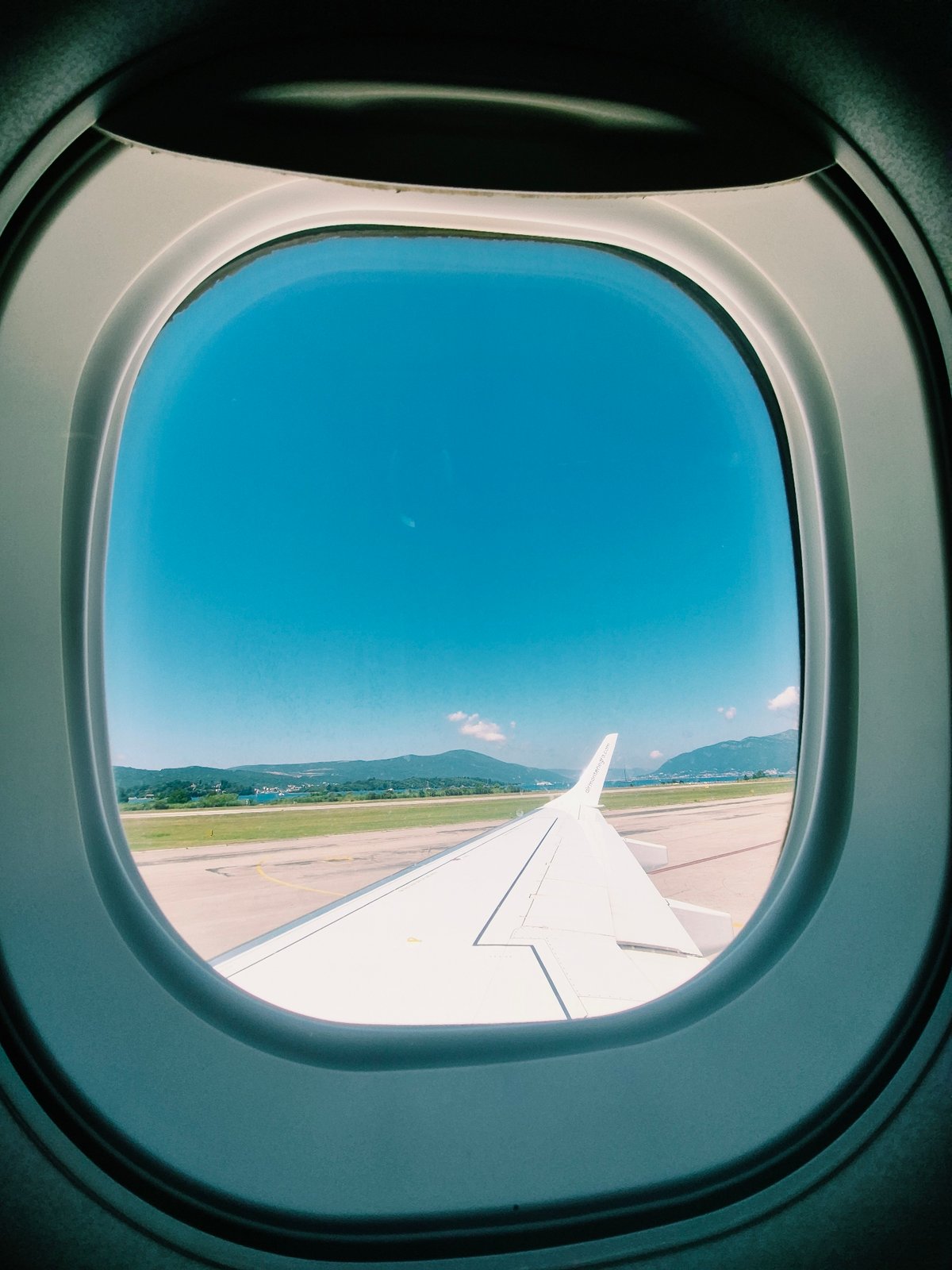 Travelers document morning journey through Tivat Airport, Montenegro