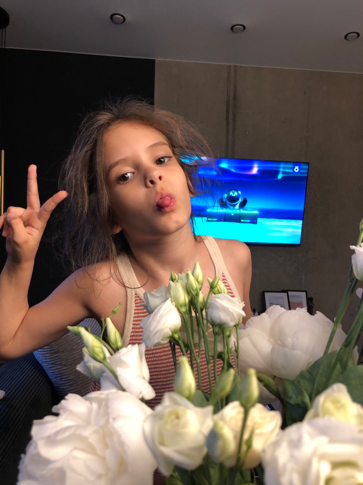 Evening family life unfolds in Saint Petersburg home